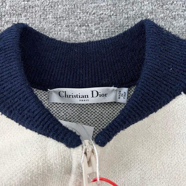 Dior Dior Deep Blue Short Wool Baseball Jacket-2506 Size S / US 4 / IT 40 - 6 Thumbnail