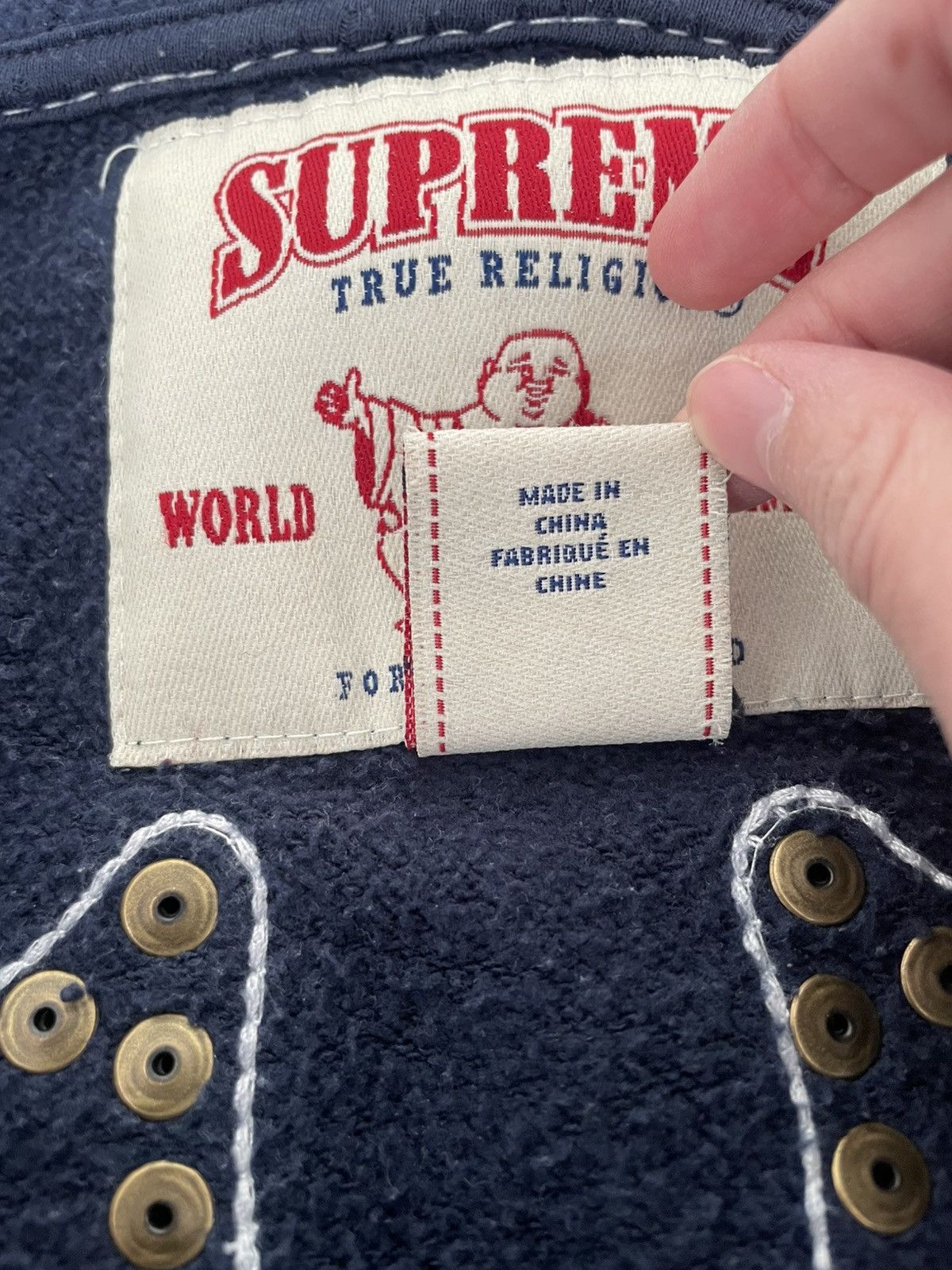 Supreme × True Religion Supreme x True Religion zip up hoodie fw25 Size US S / EU 44-46 / 1 - 4 Thumbnail