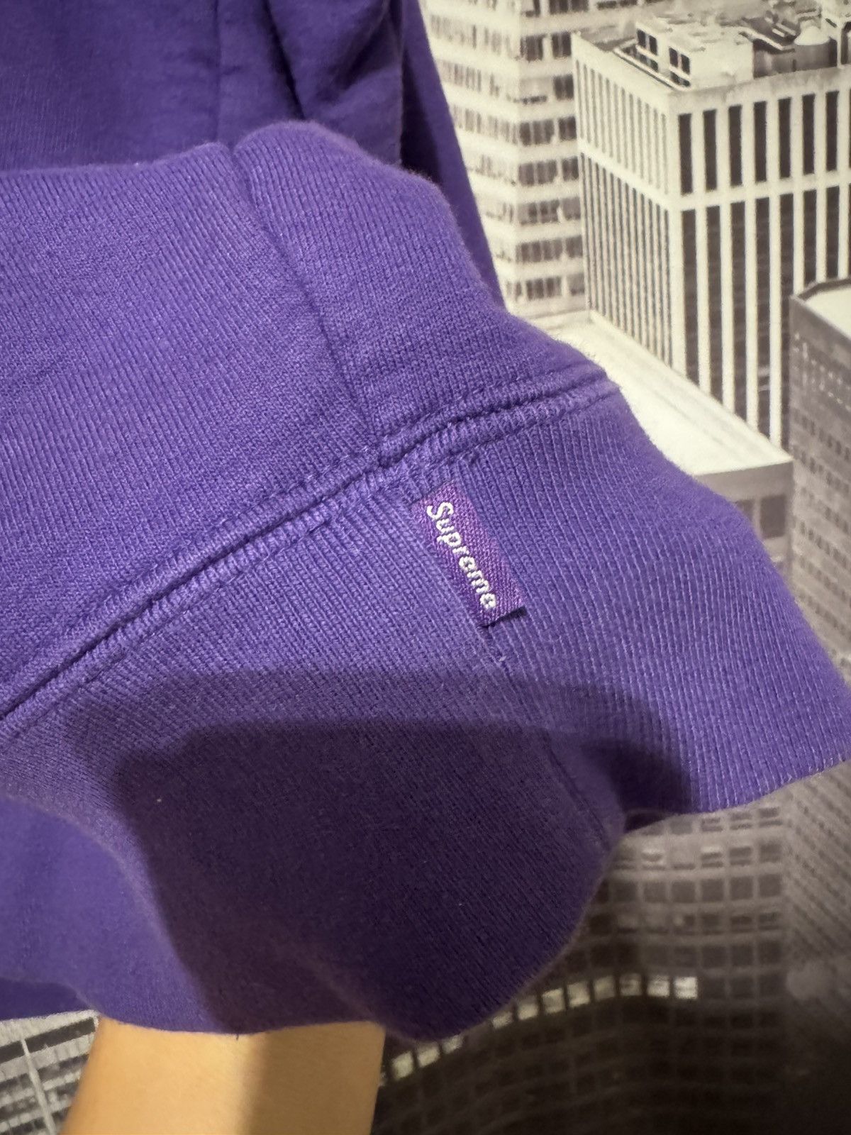 Supreme 🔥FW20 Supreme Rib Hoodie Sweatshirt Purple SZ Medium Size US M / EU 48-50 / 2 - 8 Thumbnail