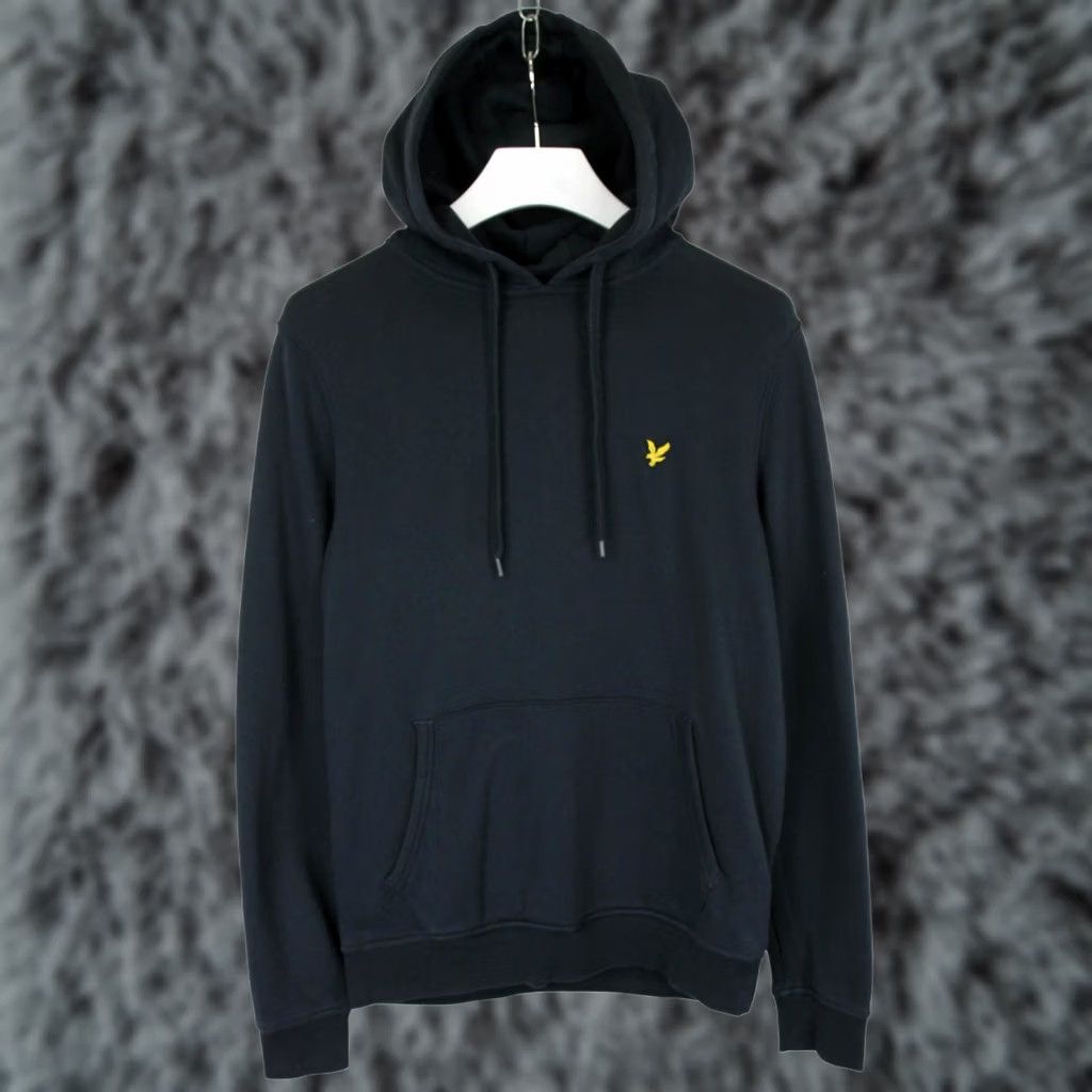 Lyle & Scott Lyle & Scott Hoodie Men's MEDIUM Pullover Kangaroo Pocket Logo Dark Blue Size US M / EU 48-50 / 2 - 1 Thumbnail
