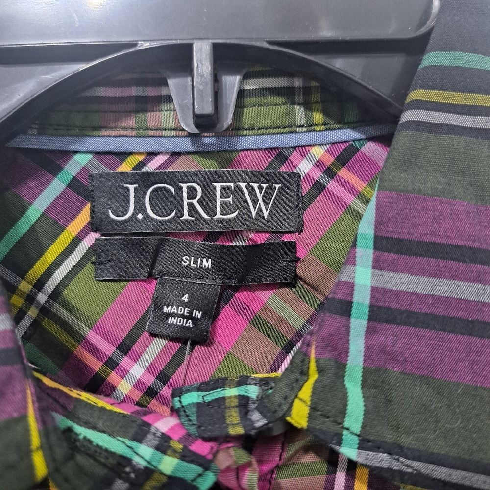 J.Crew J.Crew Slim Fit Stewart Tartan Western Cowgirl Pink Multi Co Size S / US 4 / IT 40 - 7 Thumbnail