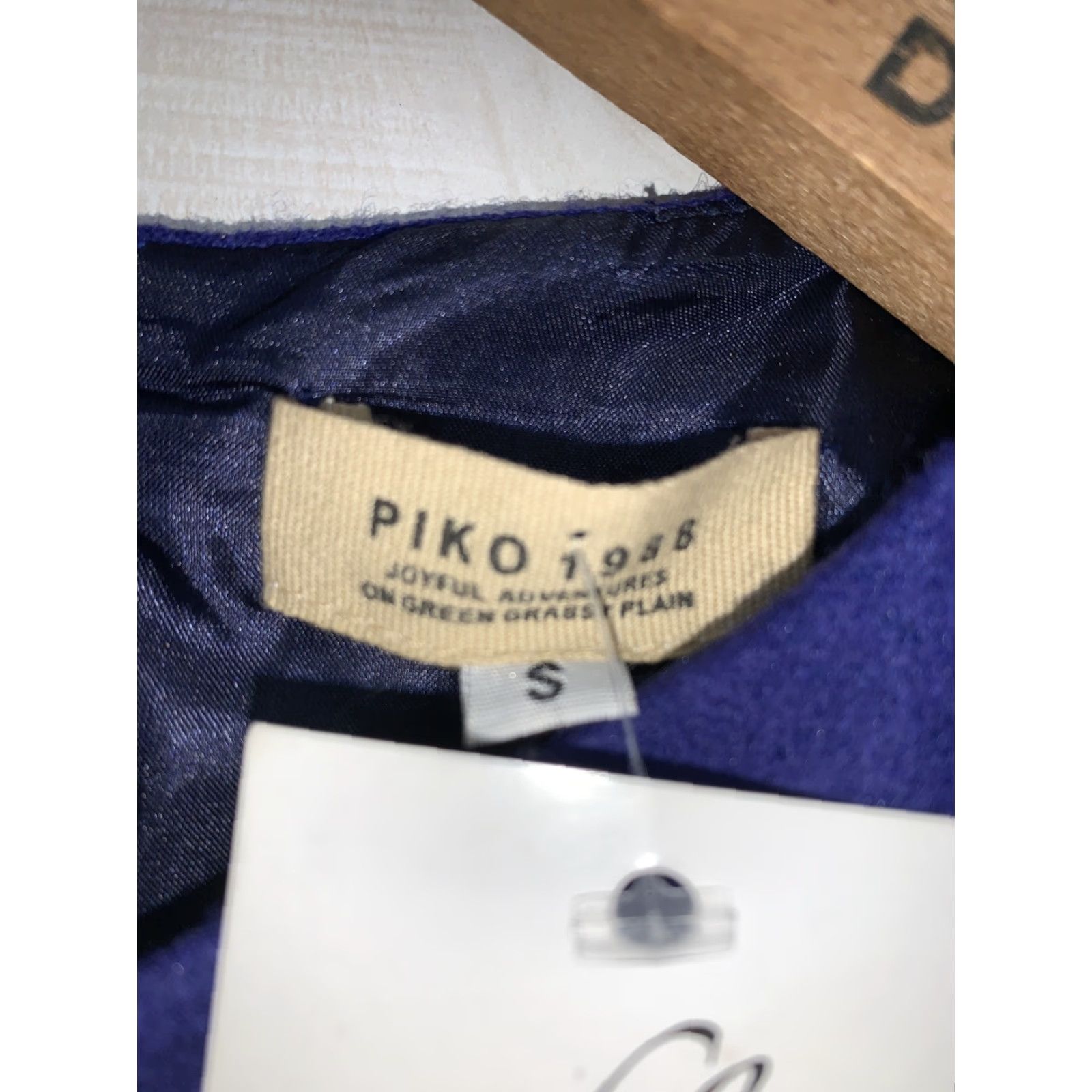 Vintage PIKO 1988 Wool Royal Blue Pocket Dress Womens SZ S NWT-3967 Size S / US 4 / IT 40 - 4 Thumbnail