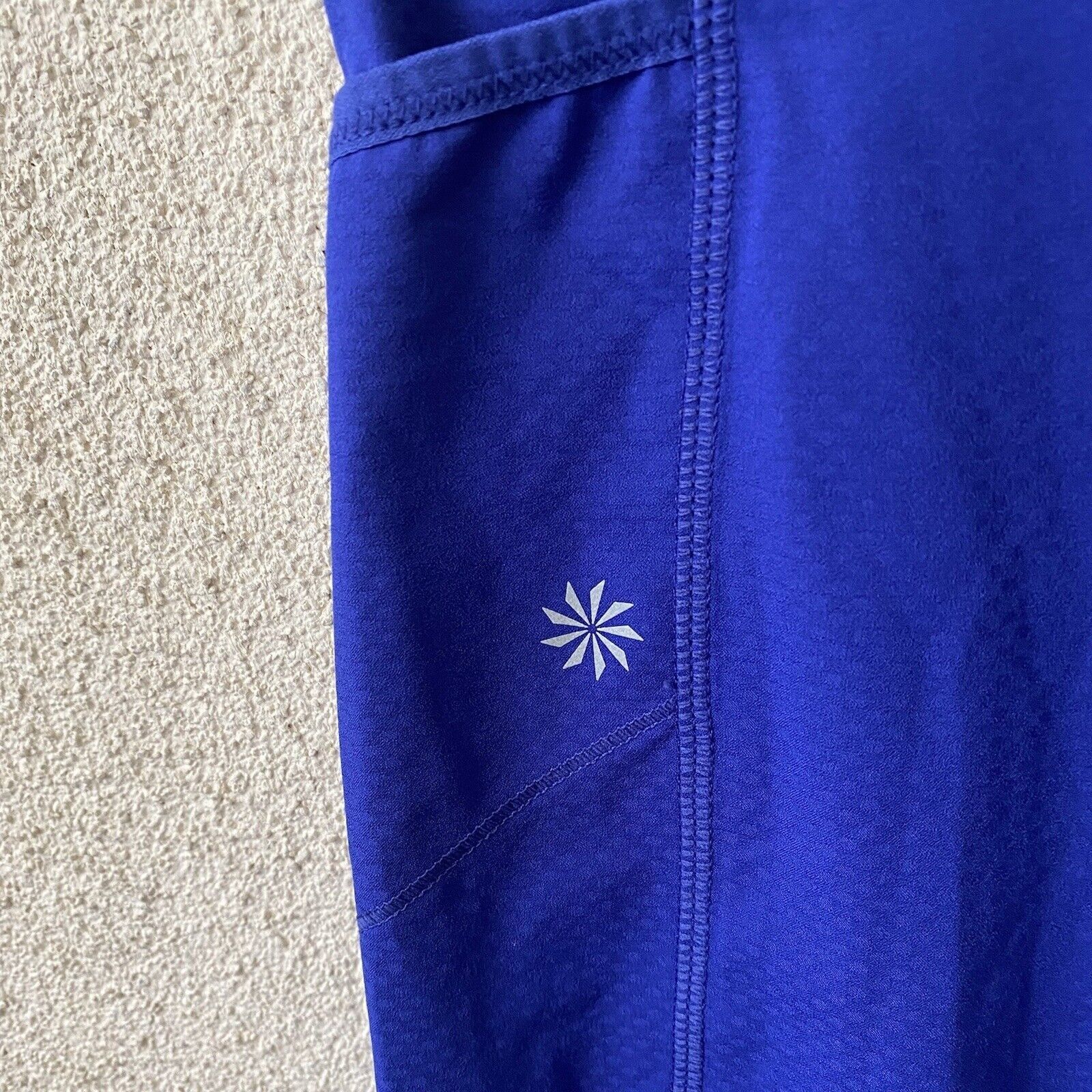 Athleta Athleta Dobby Be Free Knickers Blue Capri Blue Compression L Size 24" / US 00 / IT 34 - 4 Thumbnail
