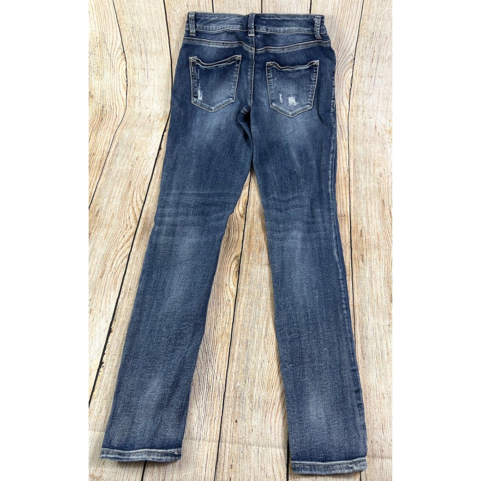 Vintage Maurices Jeans Skinny Denim Size S Regular 28x31 Blue Women Womens Size 28" / US 6 / IT 42 - 2 Thumbnail