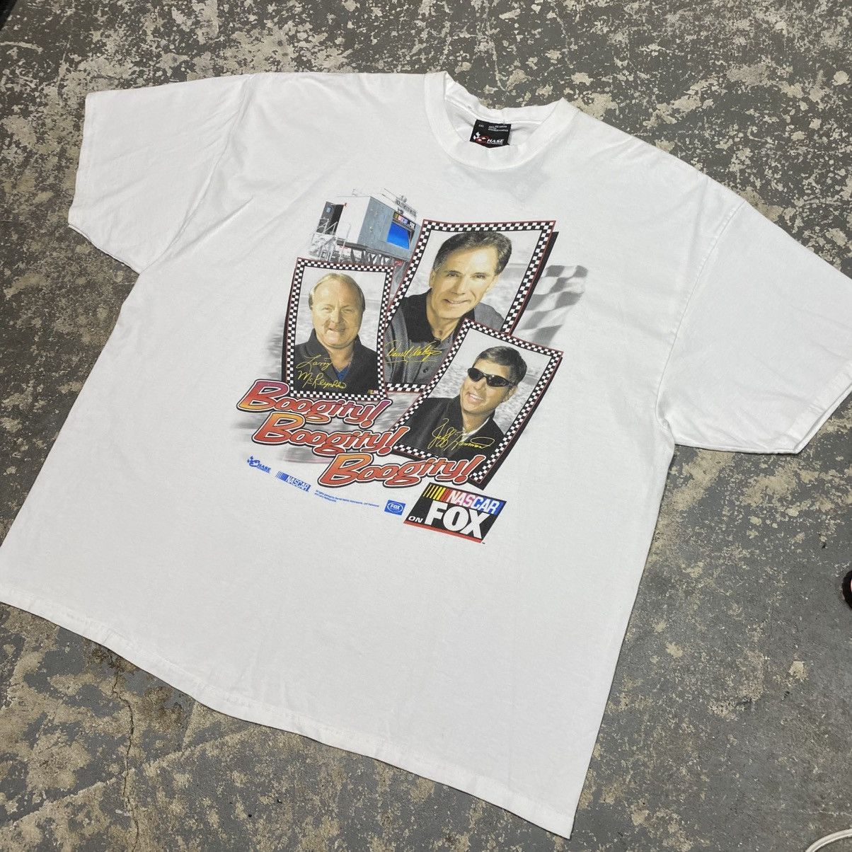NASCAR Vintage Nascar Racing Boogity 90s Tshirt Size US XXL / EU 58 / 5 - 2 Thumbnail
