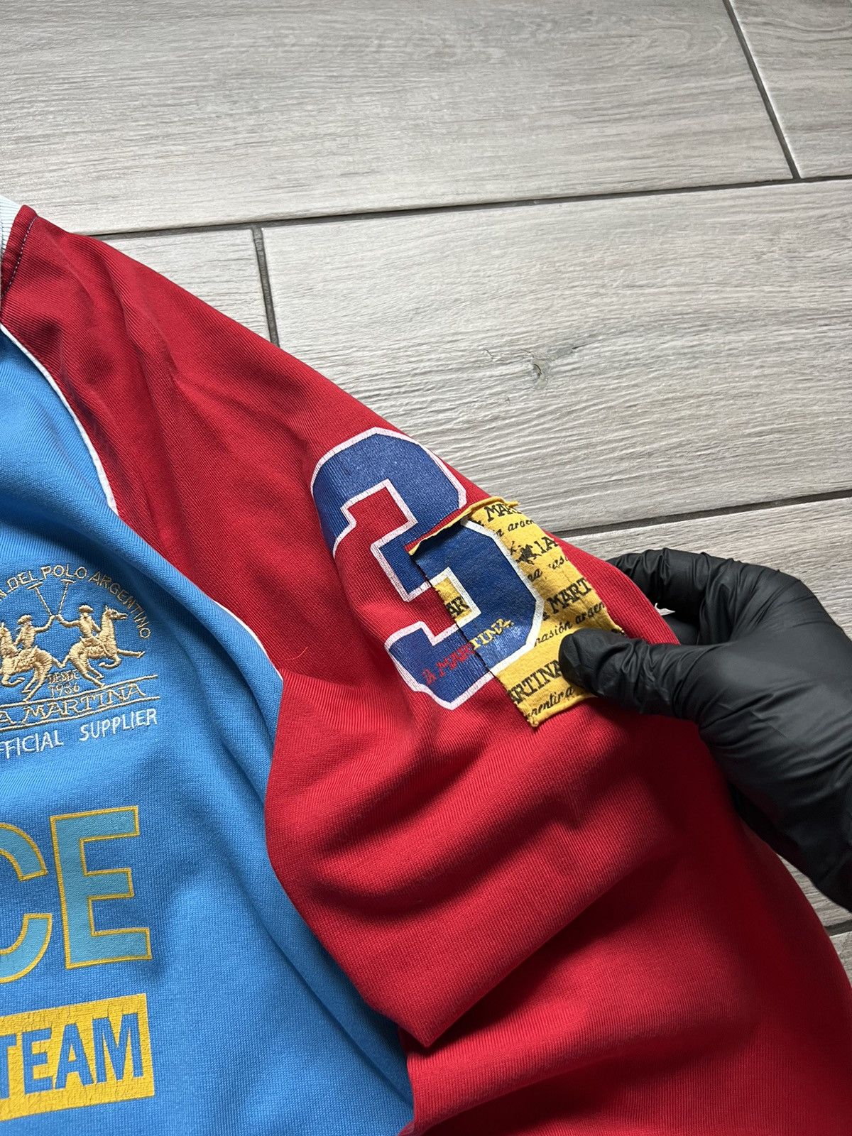 Japanese Brand × Vintage Polo Ralph Lauren Style La Martina Rugby Sweatshirt France Size US XL / EU 56 / 4 - 6 Thumbnail