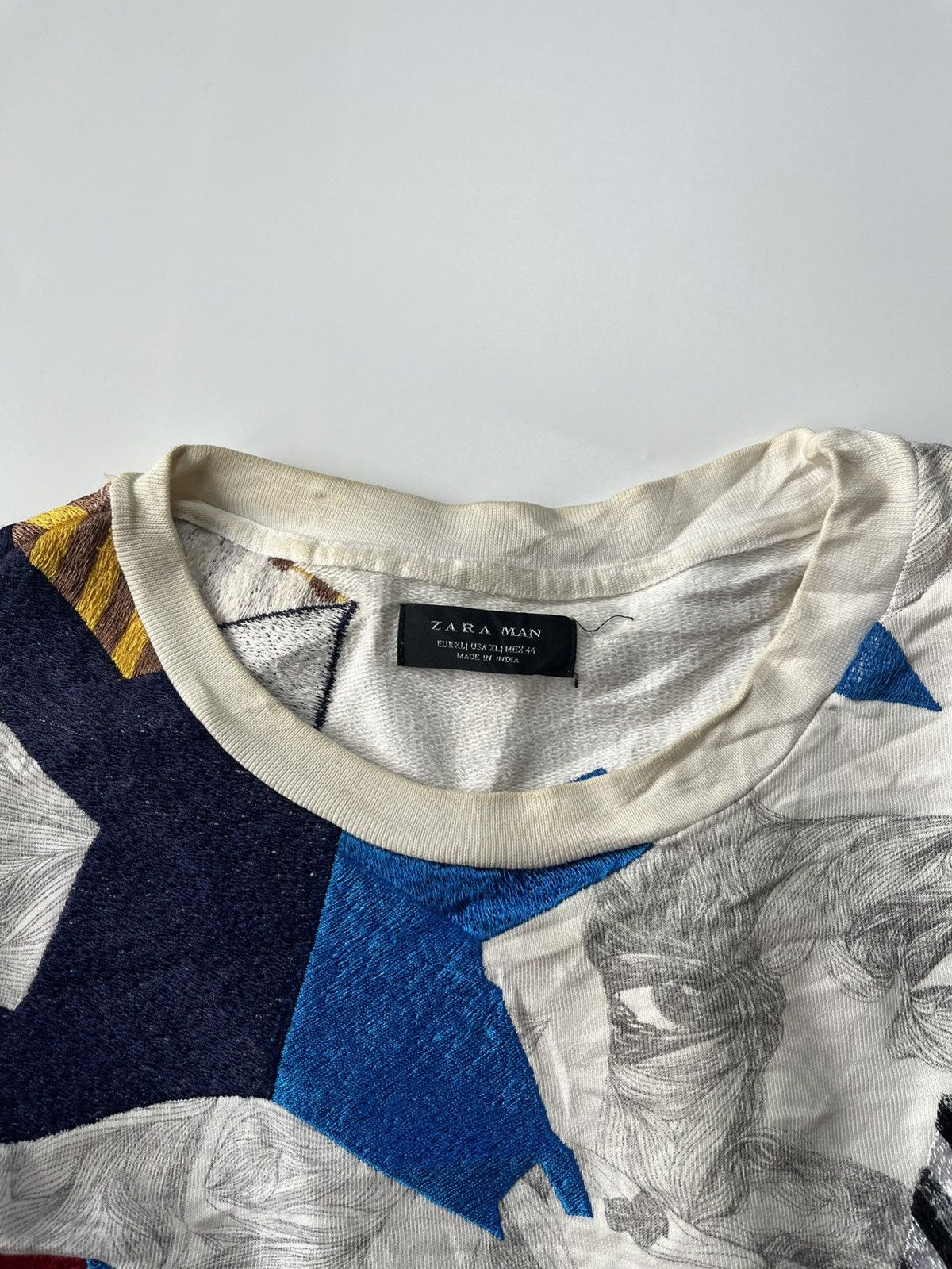 Zara Zara Man Skull print and embroidered sweatshirt Size US XL / EU 56 / 4 - 2 Thumbnail