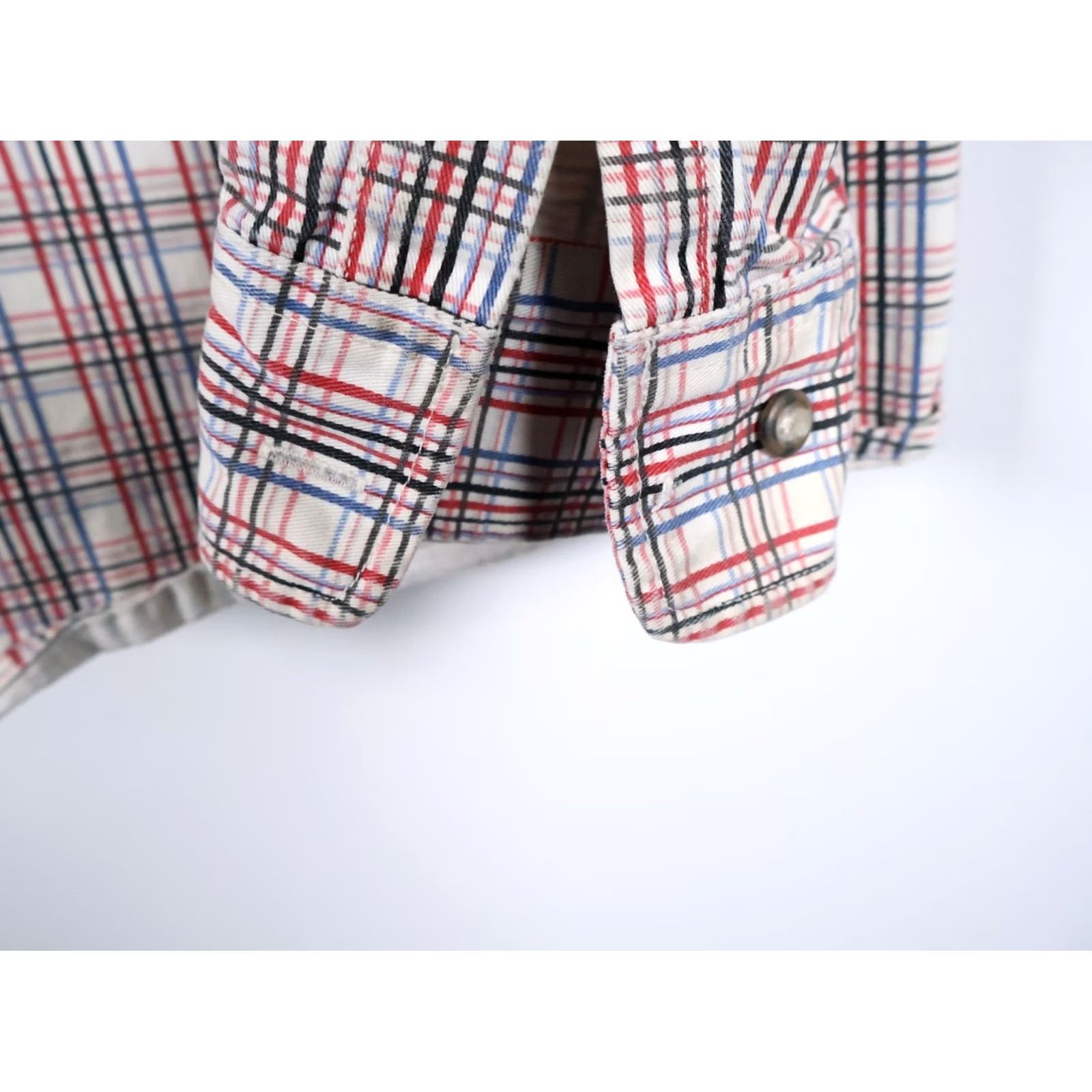 Vintage VINTAGE Forge FR Shirt Men's XL Red White Check Long Sleeve NFPA 2112 CAT 2 Workwear Size US XL / EU 56 / 4 - 7 Thumbnail