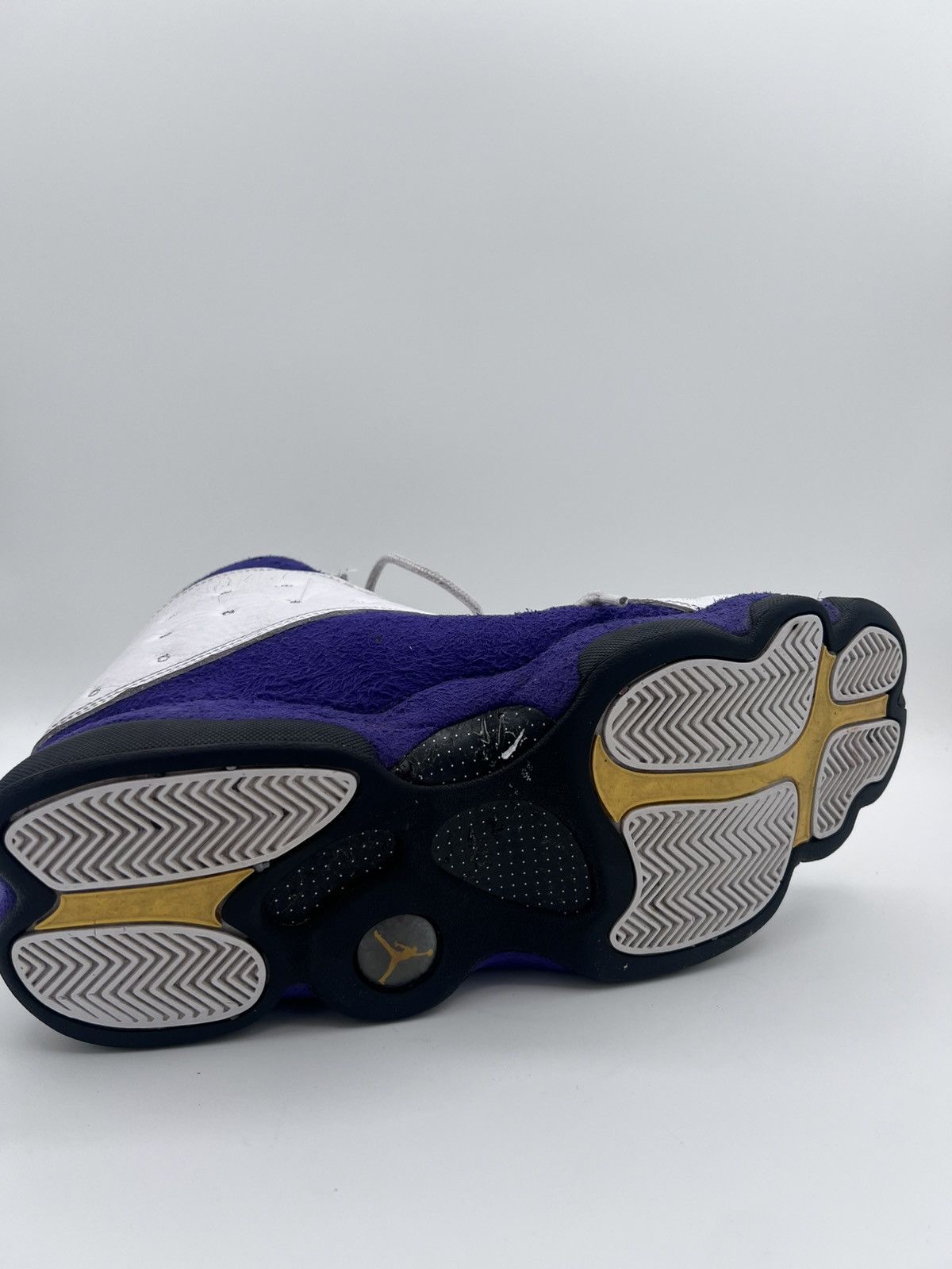 Jordan Brand Nike Air Jordan 13 Lakers Men Size 13 414571-105 White Black Size US 13 / EU 46 - 9 Thumbnail