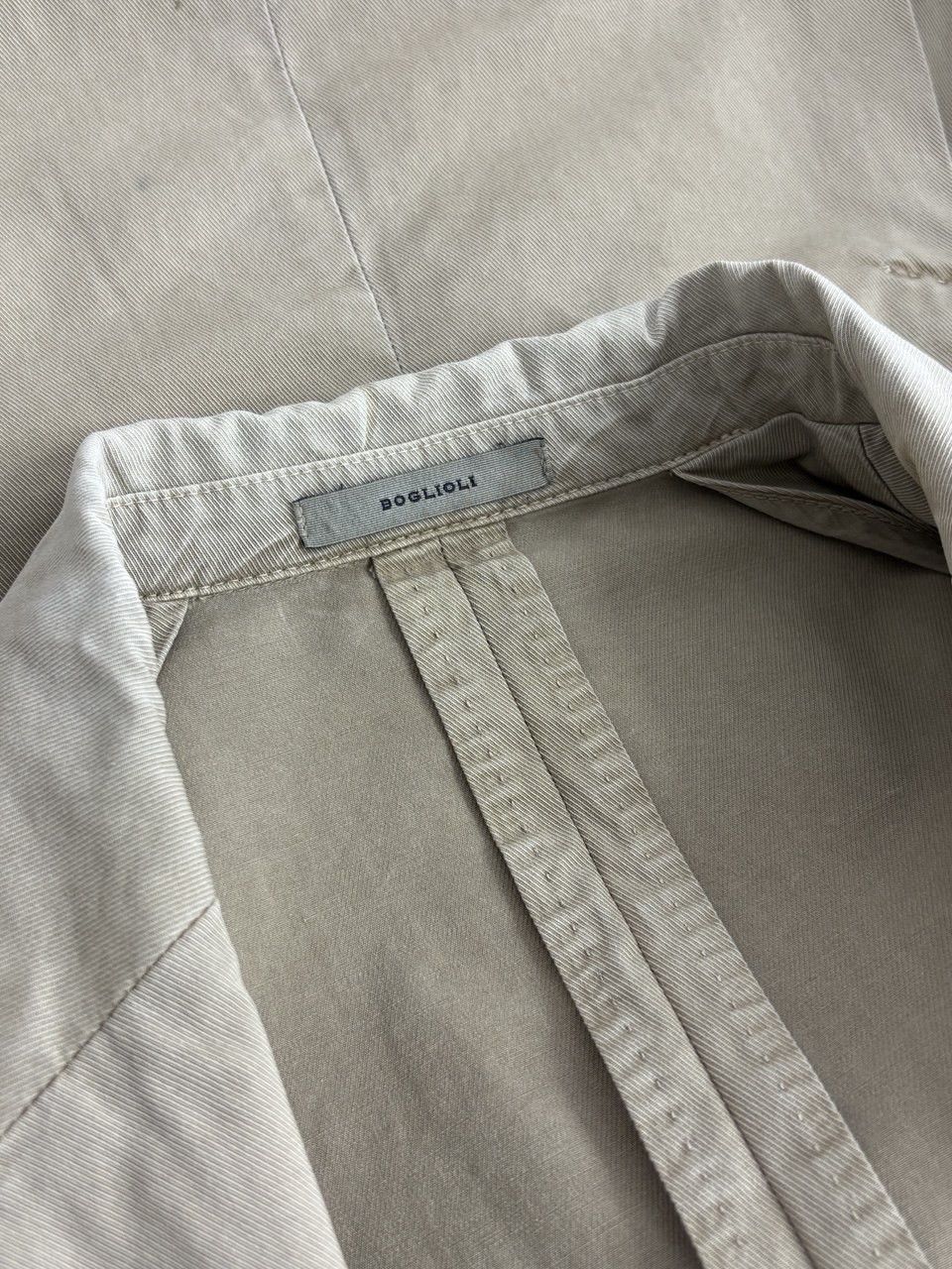 Boglioli Boglioli Washed Beige Blazer Jacket Size 46S - 19 Thumbnail
