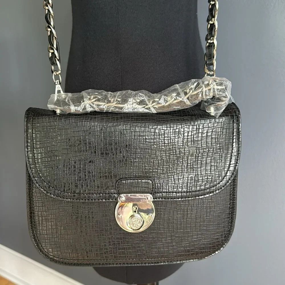 Christian Lacroix CXL by Christian Lacroix black faux alligator texture woven Size ONE SIZE - 4 Thumbnail
