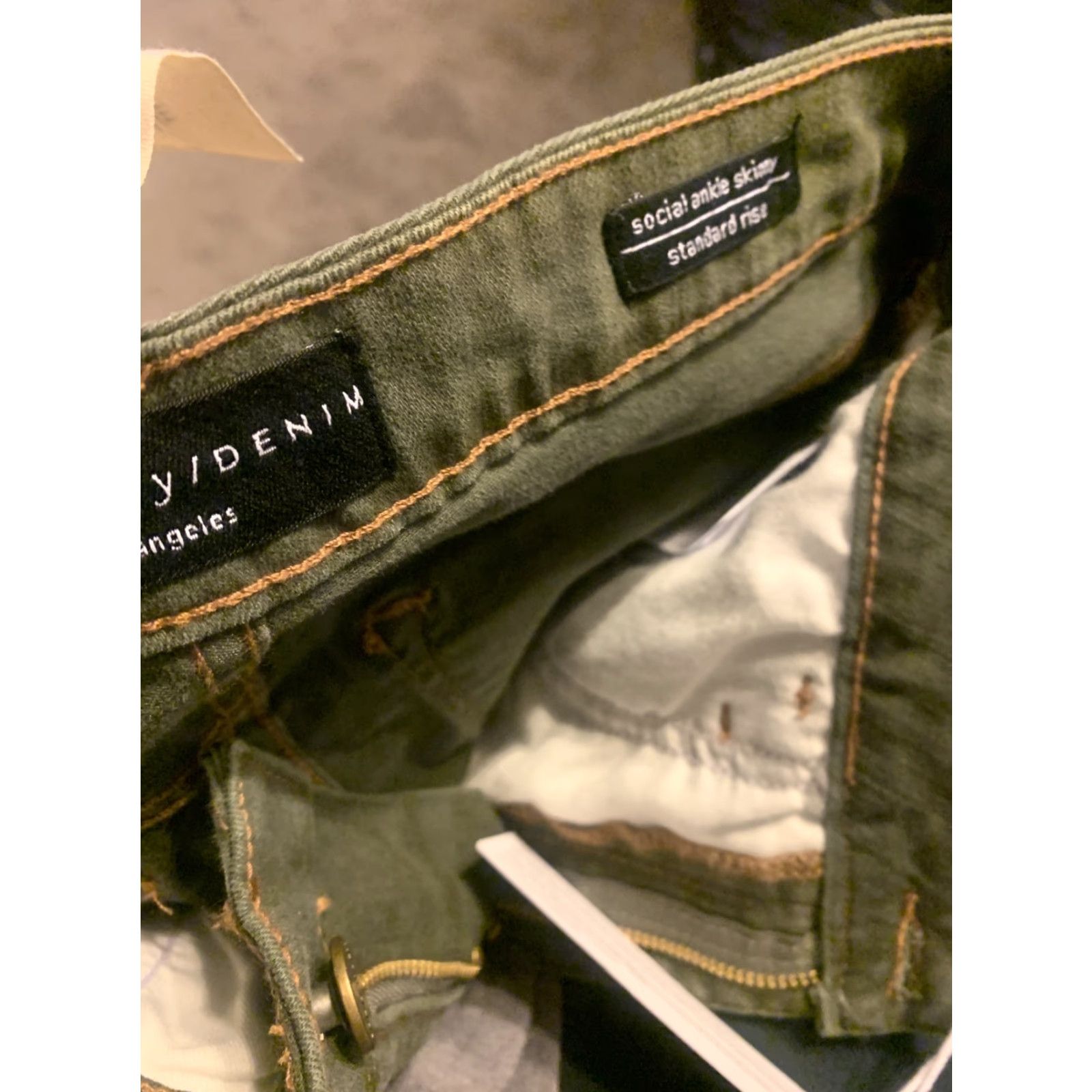 Sanctuary Sanctuary Denim Black Pants Velvet High Rise Social Skinny Jeans 26/2 Slim Denim Social Ankle Skinny Womens Regular Size 26 Black Size 26" / US 2 / IT 38 - 5 Thumbnail