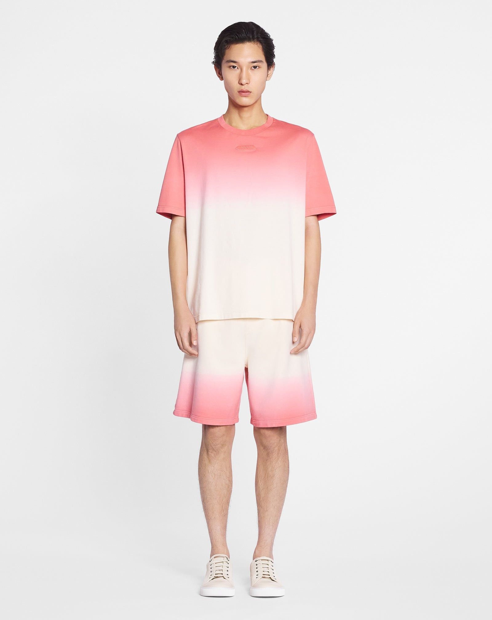 Lanvin o1mle0825 Straight Fit T-Shirt in Pink Size US S / EU 44-46 / 1 - 2 Thumbnail