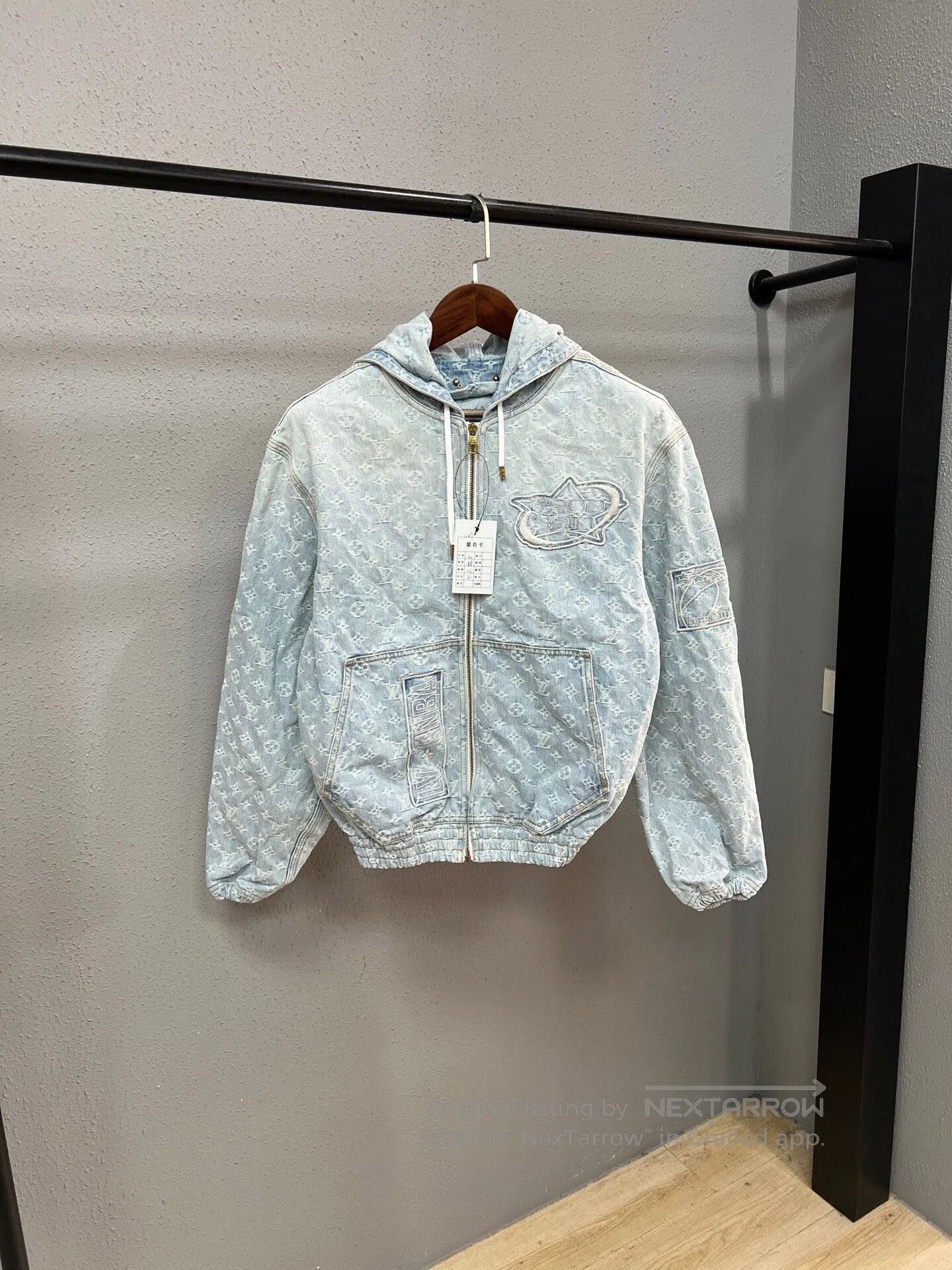 Louis Vuitton Louis Vuitton NBA Vintage Denim Hoodie. Size US M / EU 48-50 / 2 - 1 Thumbnail
