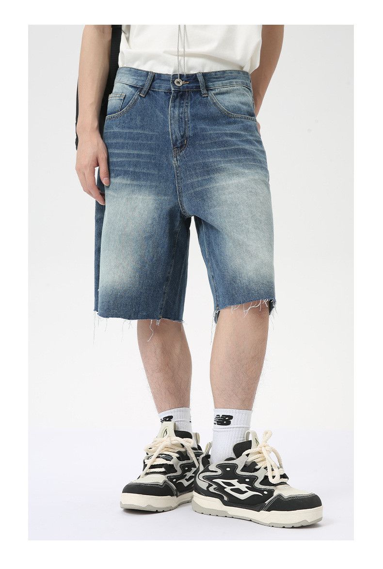 Japanese Brand × Jean Casual straight loose washed denim shorts Size US 32 / EU 48 - 1 Thumbnail