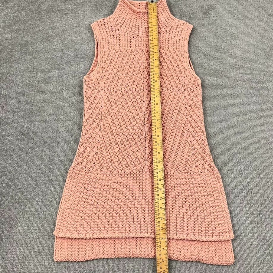 Alice + Olivia ALICE + OLIVIA Abbot Sweater Womens XS Pink Mock Neck Knit Tunic Casual Classic Size XS / US 0-2 / IT 36-38 - 5 Thumbnail