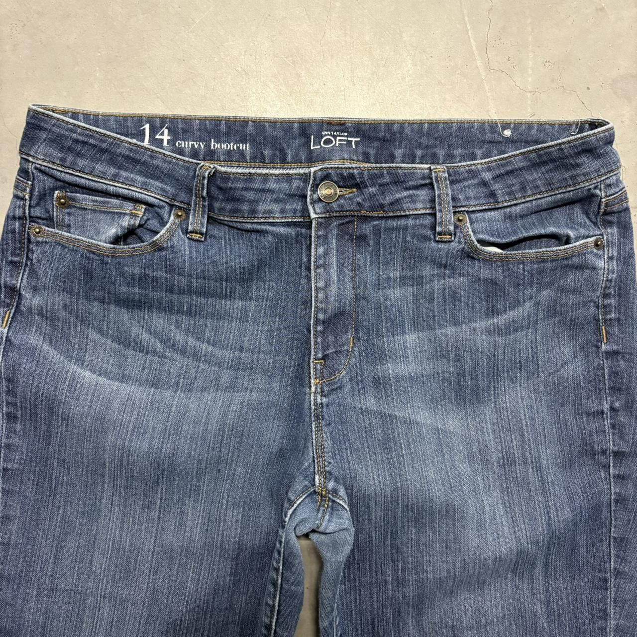 Vintage CRAZY Vintage Y2K/2000s Flared Bootcut Medium Wash Grunge Denim Jeans! Size US 36 / EU 52 - 4 Thumbnail
