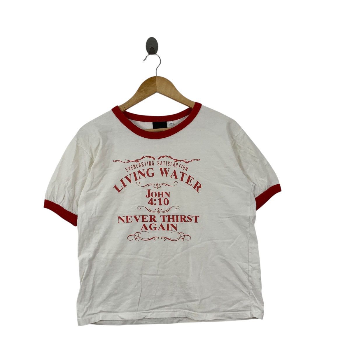 Other UNFLEDGED JAPAN Living Water Raglan Ringer Tee Shirt Top Size S / US 4 / IT 40 - 4 Thumbnail