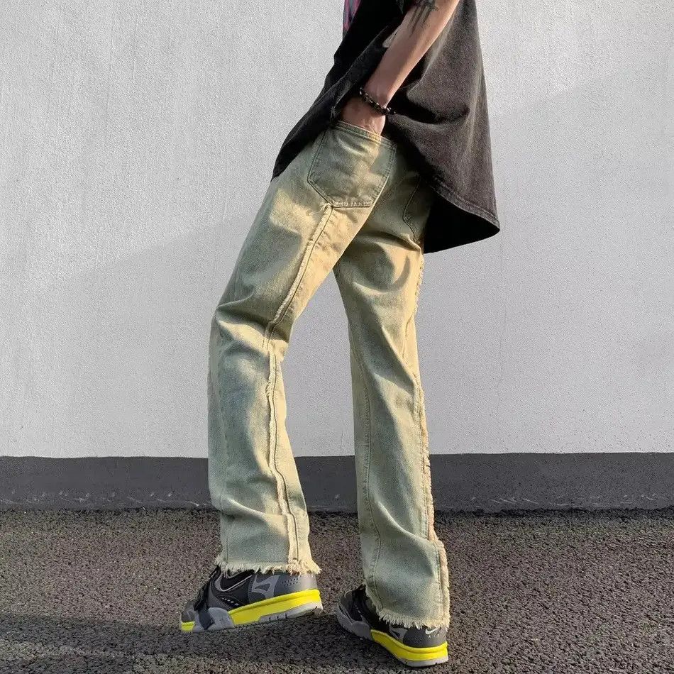 Japanese Brand × Jean Y2K Streetwear Vintage Blue Stacked Jeans Size US 32 / EU 48 - 6 Thumbnail