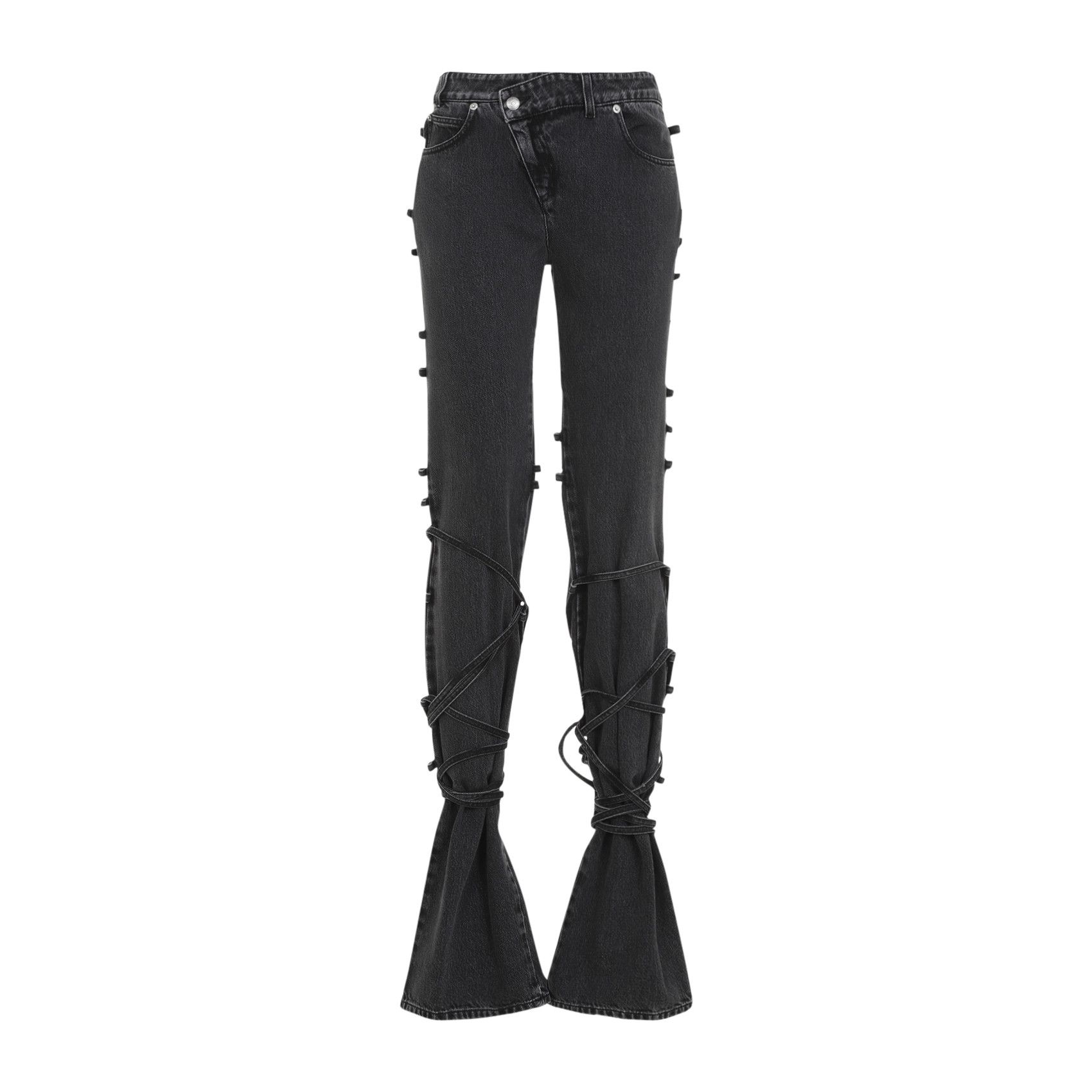 Alexander McQueen Alexander McQueen Tied Jeans Size 26" / US 2 / IT 38 - 1 Thumbnail