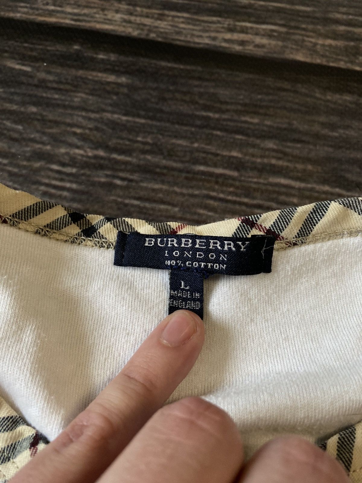 Burberry Burberry y2k caged t-shirt Size L / US 10 / IT 46 - 4 Thumbnail