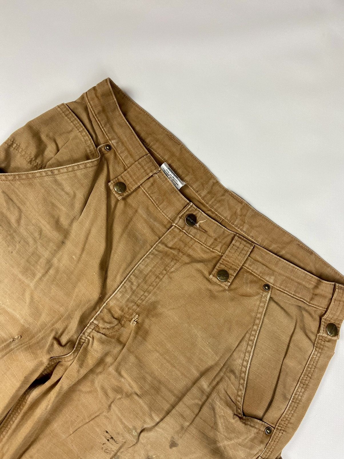 Carhartt × Carhartt Wip × Vintage Vintage Carhartt Pantalon Workwear Y2k Cargo Pants 34x34 Size US 34 / EU 50 - 13 Thumbnail