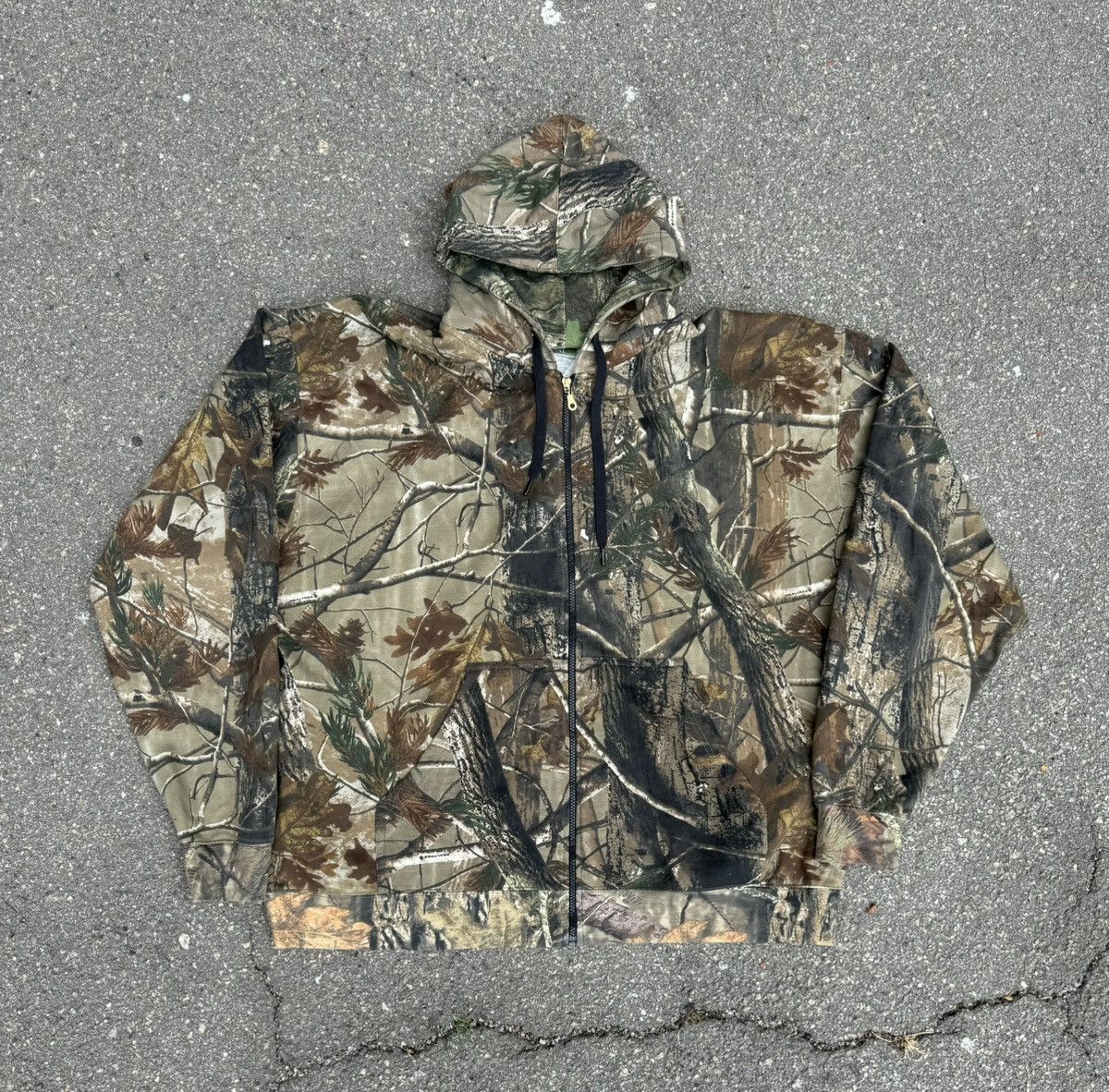 Realtree Vintage Camo Zip Hoodie 5XL Realtree Y2K Camouflage Size US XXL / EU 58 / 5 - 1 Thumbnail