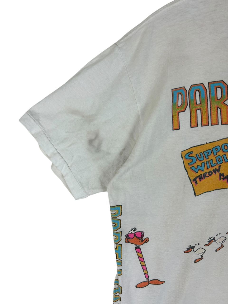 Vintage Vintage 90s Punk Duck Party Animal Bahamas Full print Size US XL / EU 56 / 4 - 7 Thumbnail