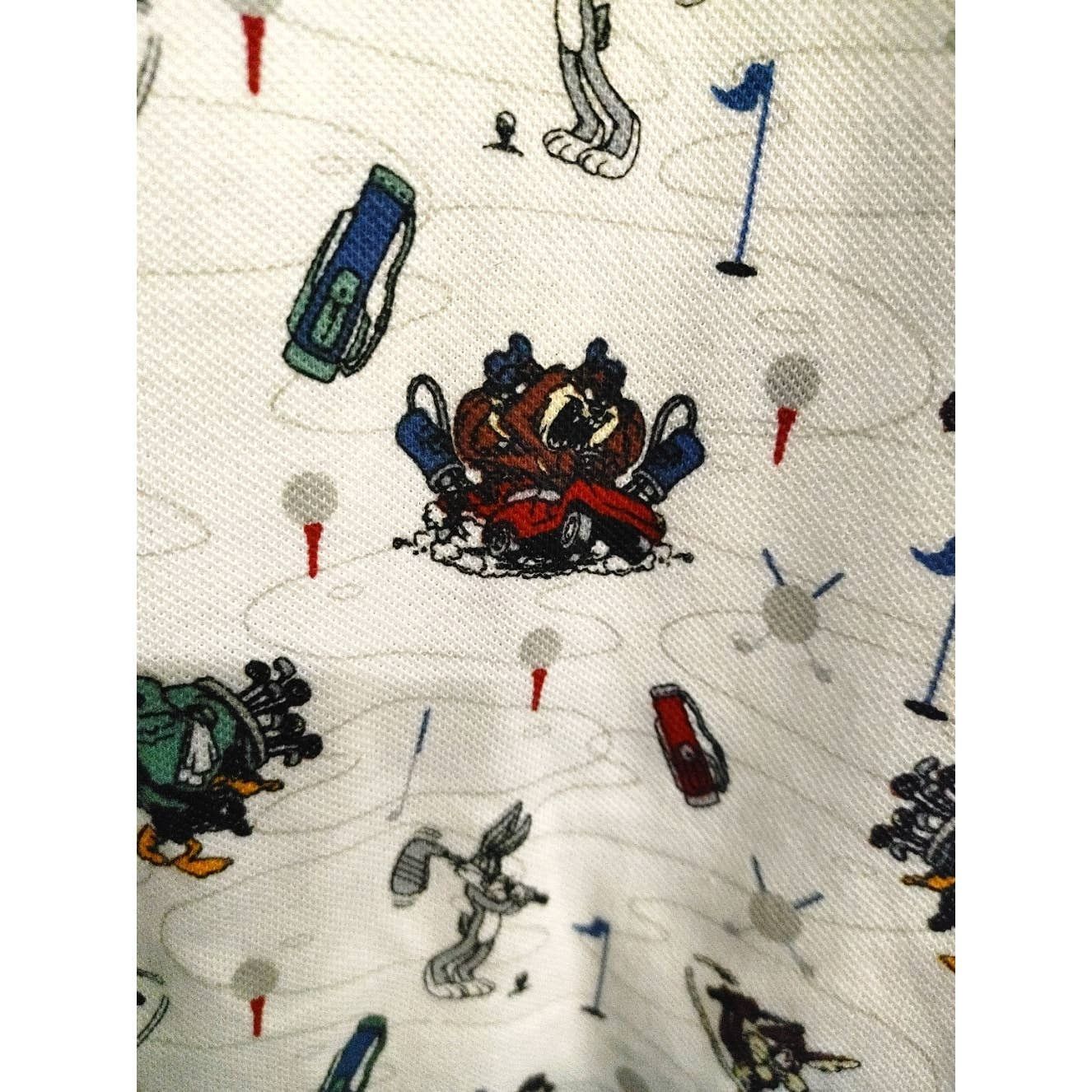 Other Vtg Warner Bros Golf Polo Shirt Taz Bugs Wylie Large NWT Size US L / EU 52-54 / 3 - 5 Thumbnail
