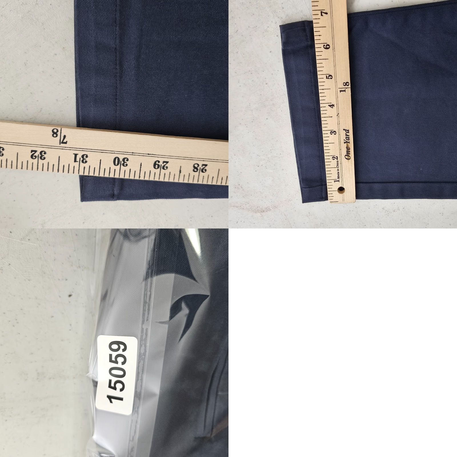 Vintage Hill City Everyday Tech Pants Mens 32x31 Navy Straight Fit Stretch Water Resistant Wind Casual Workwear Chino Regular 32in Inseam Size US 32 / EU 48 - 9 Thumbnail