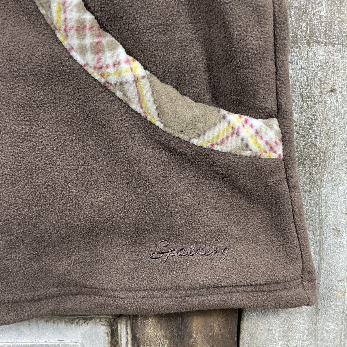 Japanese Brand × Spalding × Vintage Vintage Y2K Spalding Fleece Rope Tie Waist Vests Size US M / EU 48-50 / 2 - 7 Thumbnail
