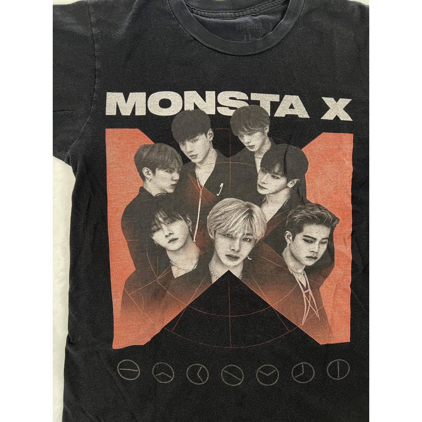 Other Monsta X T-Shirt Adult Size Small Black K-Pop Band Starship Size US S / EU 44-46 / 1 - 2 Thumbnail
