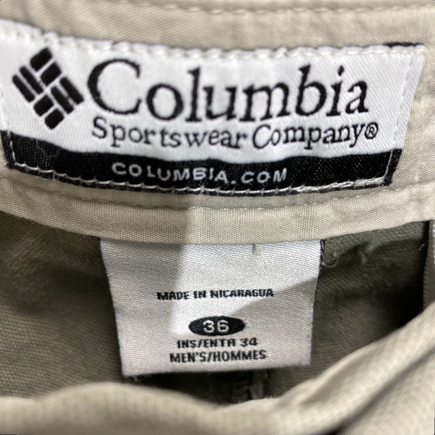 Vintage Columbia Pants Cargo Mens Size 36 Beige Regular 31in Inseam Cargo Pocket Outdoor Active Hiking Size US 36 / EU 52 - 3 Thumbnail