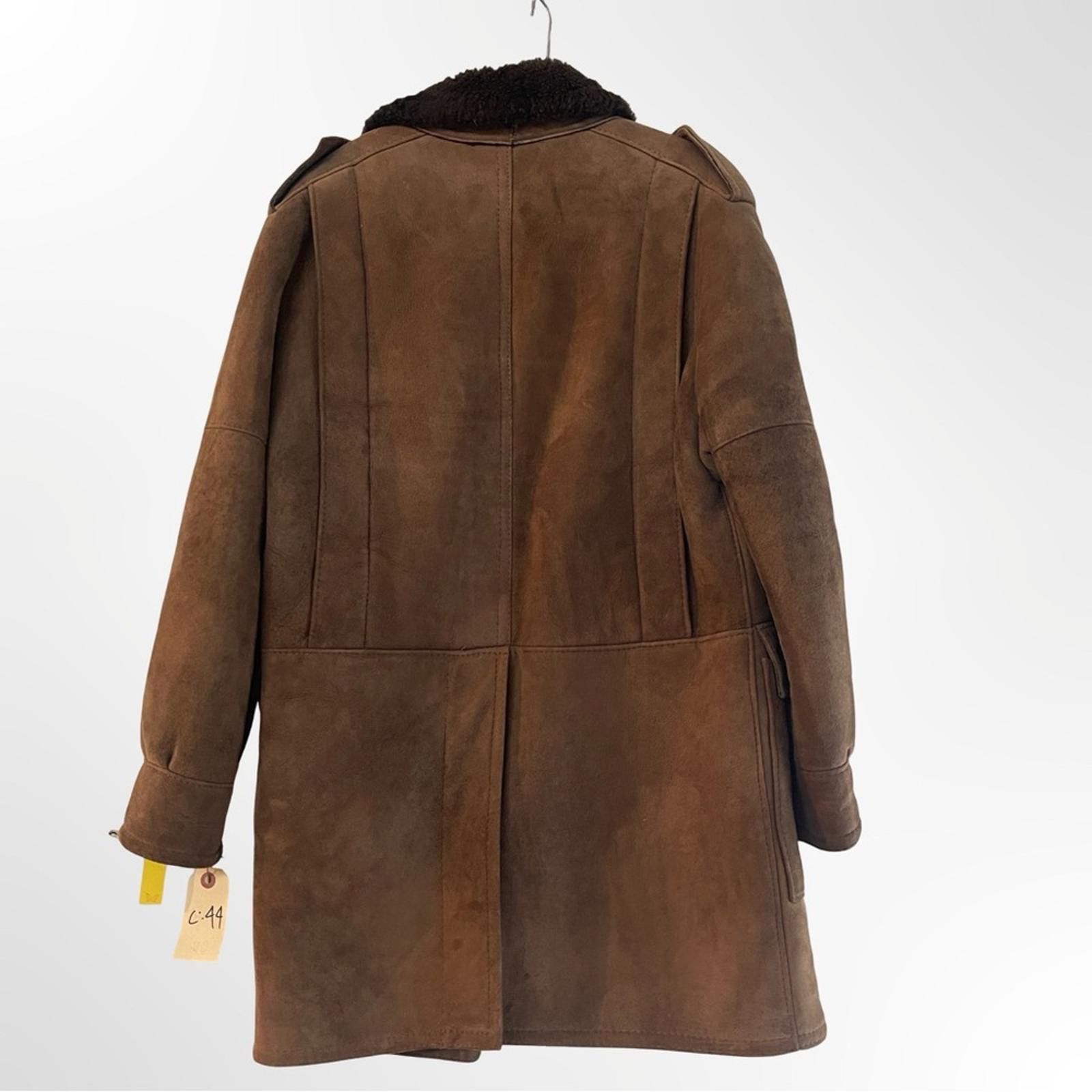 Other Texas Tanning Men's Brown Genuine Shearling Coat size 36 Size US M / EU 48-50 / 2 - 2 Thumbnail