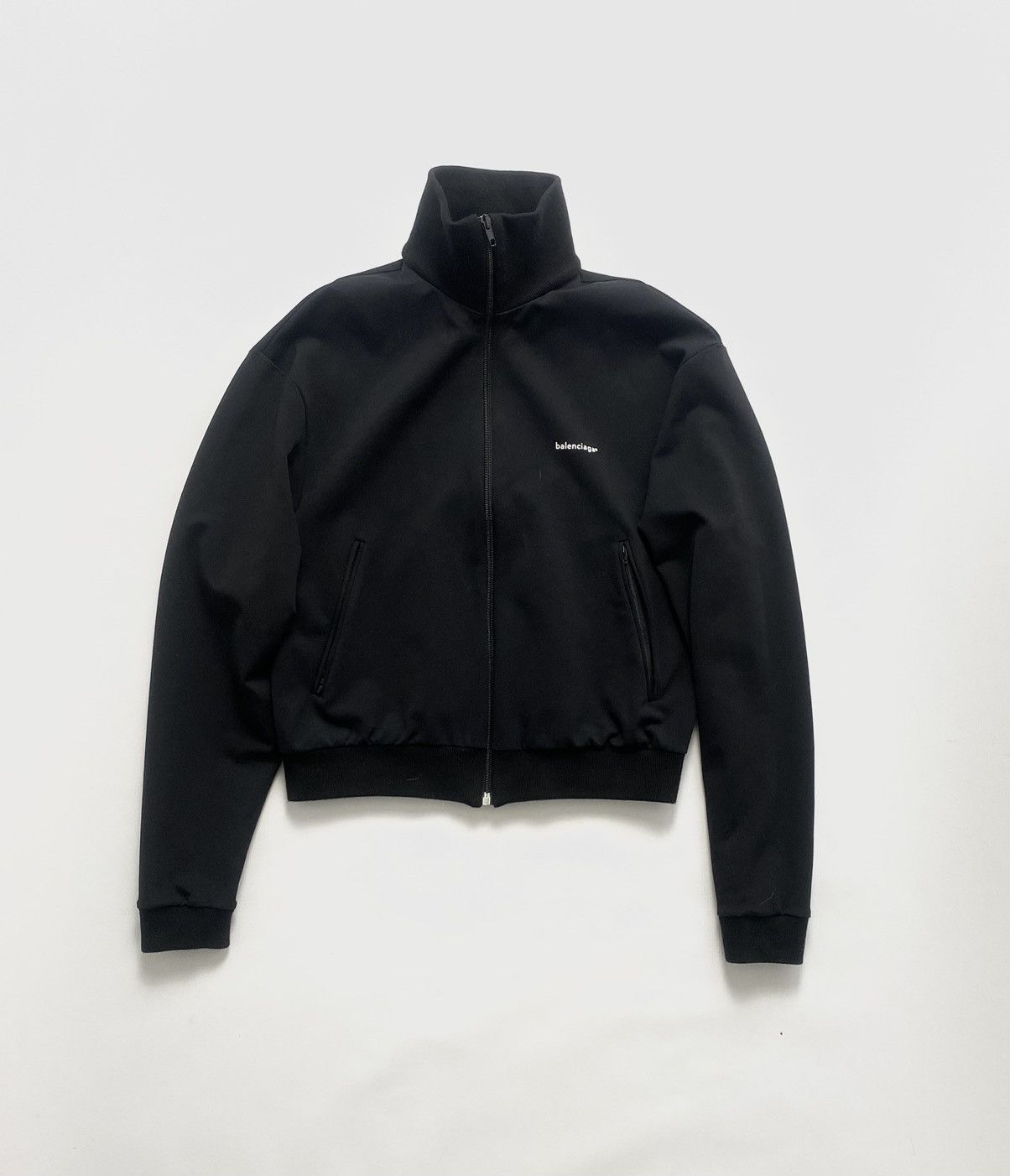 Image of Balenciaga Copyright Track Jacket in Black, Men's (Size Small)