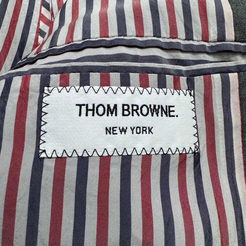 Thom Browne Thom Browne size3 Striped pilot jacket Size US L / EU 52-54 / 3 - 3 Thumbnail
