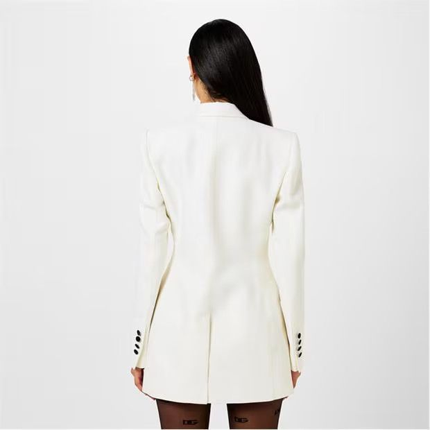 Dolce & Gabbana o1g2r1mq1024 Blazer in Bianco & Black Size M / US 6-8 / IT 42-44 - 5 Thumbnail