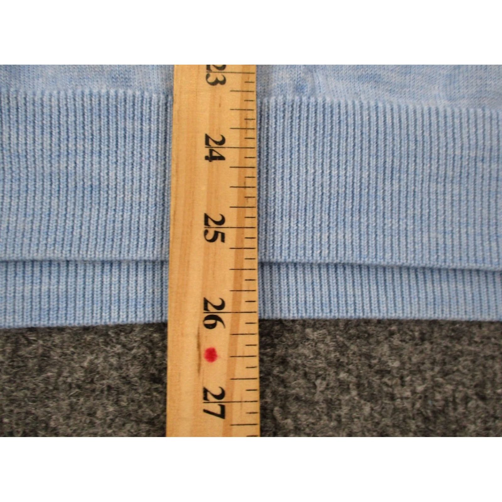 Footjoy FootJoy Sweater Mens L Blue Wool Golf V-Neck Pullover Performance Size US L / EU 52-54 / 3 - 4 Thumbnail