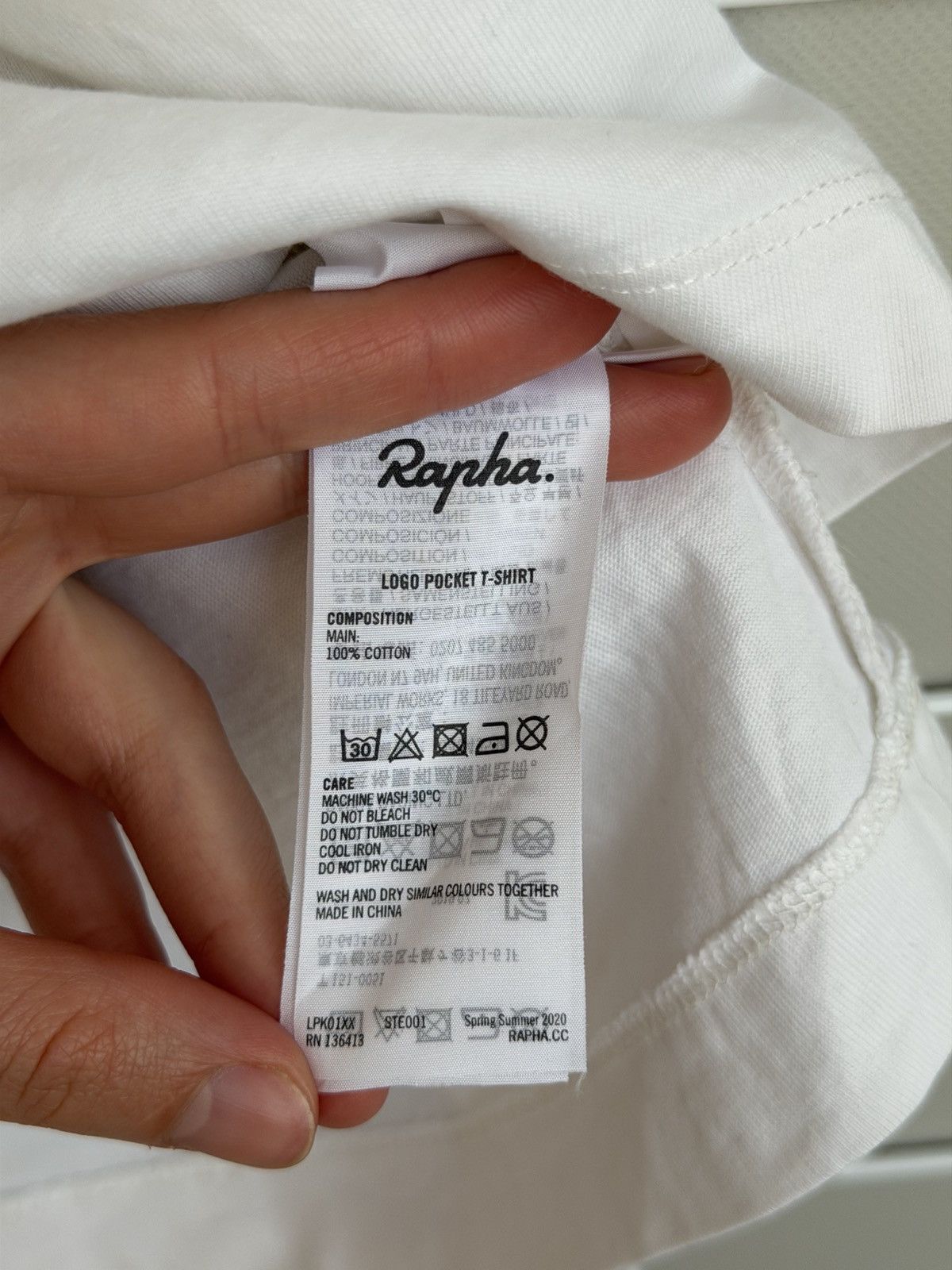 Rapha Rapha Logo Pocket T-Shirt Mens Size M Cotton Short Sleeve Size US M / EU 48-50 / 2 - 12 Thumbnail