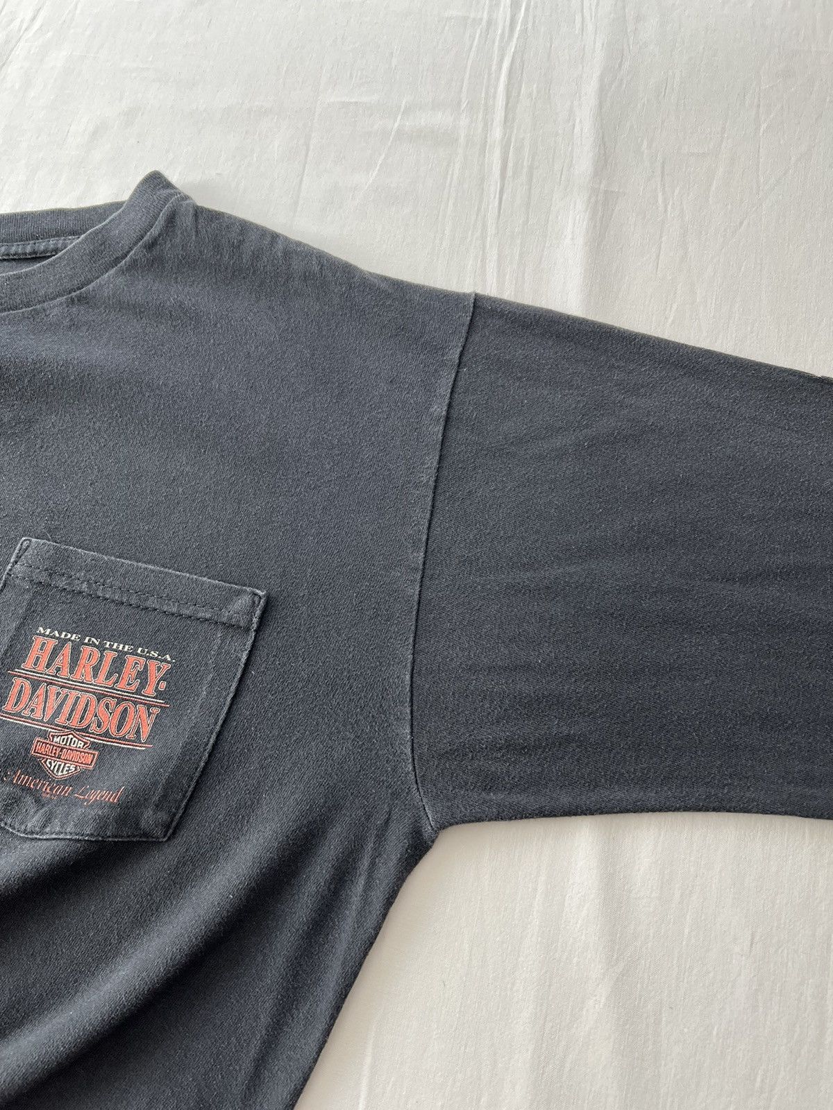 Harley Davidson Vintage 2001 Harley Davidson Las Vegas Pocket Long Sleeve Size US L / EU 52-54 / 3 - 12 Thumbnail