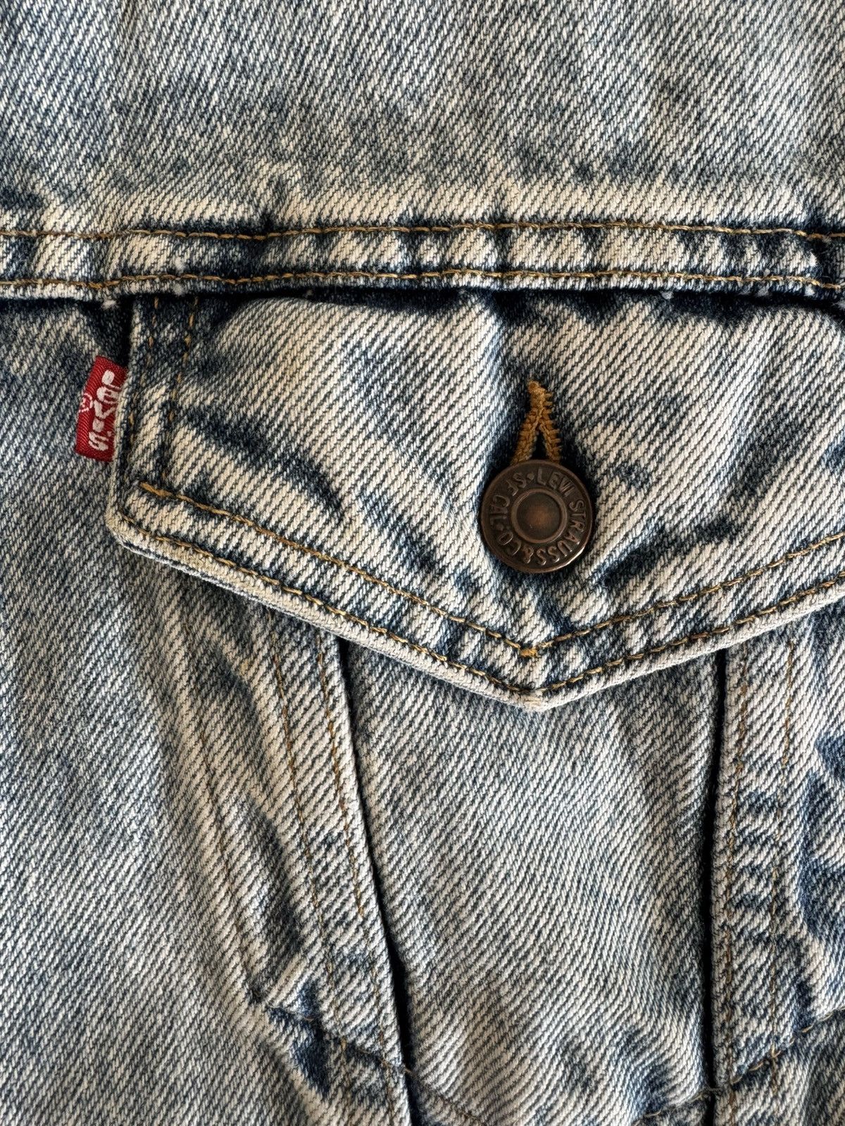 Levi's Levi’s 1980s Denim Trucker Jacket Size US L / EU 52-54 / 3 - 4 Thumbnail