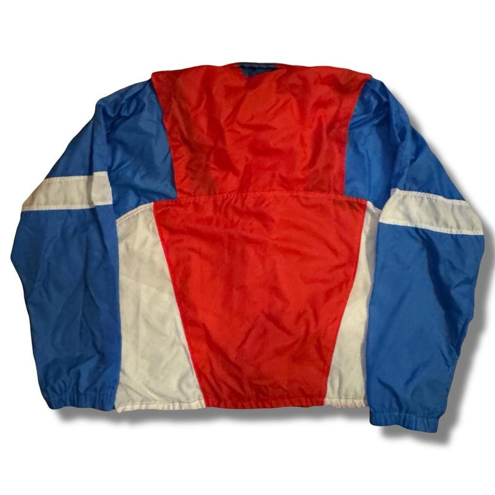 Nike Vintage 90s Nike red white and blue windbreaker jacket Sz XL Size US XL / EU 56 / 4 - 2 Thumbnail