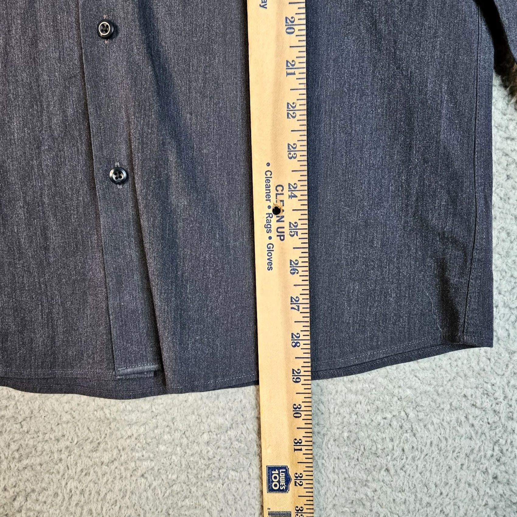 Vintage SC 01.ALGO Button-Up Shirt Mens Regular Cotton Stretch Long Sleeve Gray M Size US M / EU 48-50 / 2 - 3 Thumbnail