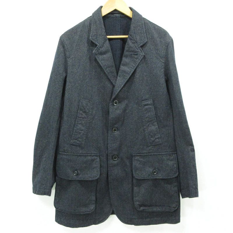 Yohji Yamamoto BLACK Scandal BOX POCKET BREASTED JACKET Size US S / EU 44-46 / 1 - 1 Thumbnail