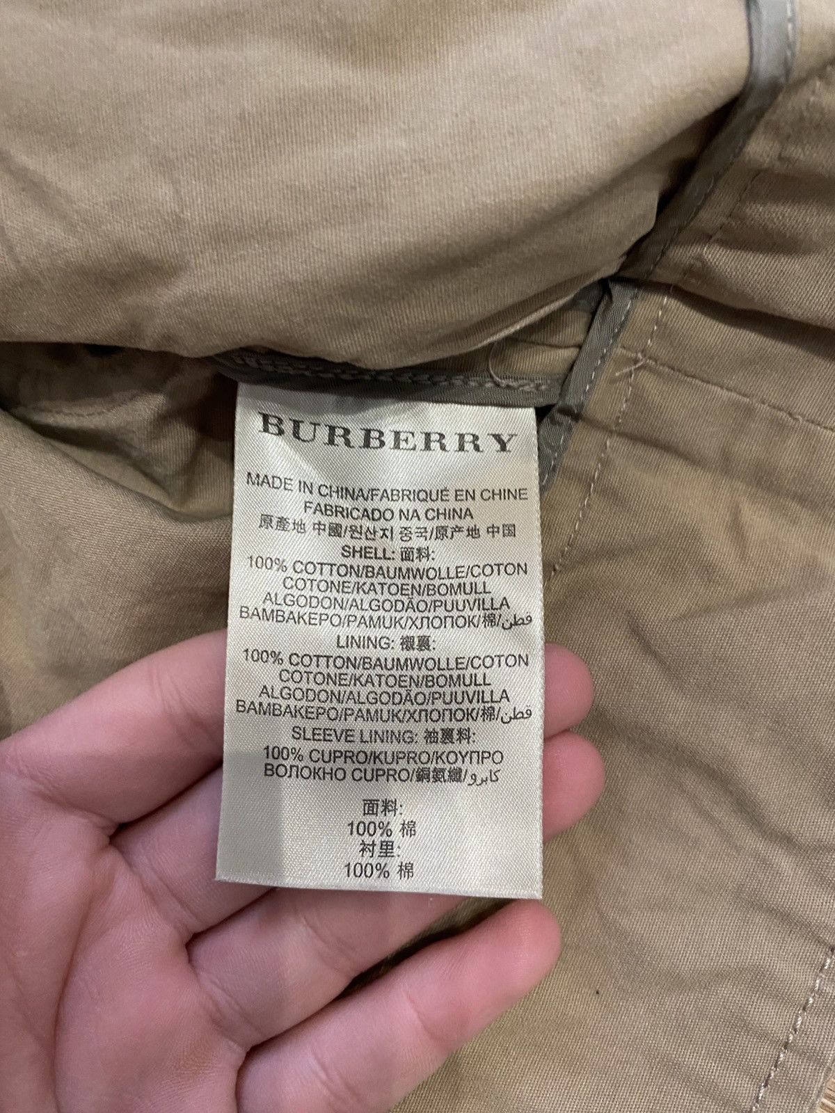 Burberry × Vintage Burberry Brit Vestes Beige Size S / US 4 / IT 40 - 12 Thumbnail