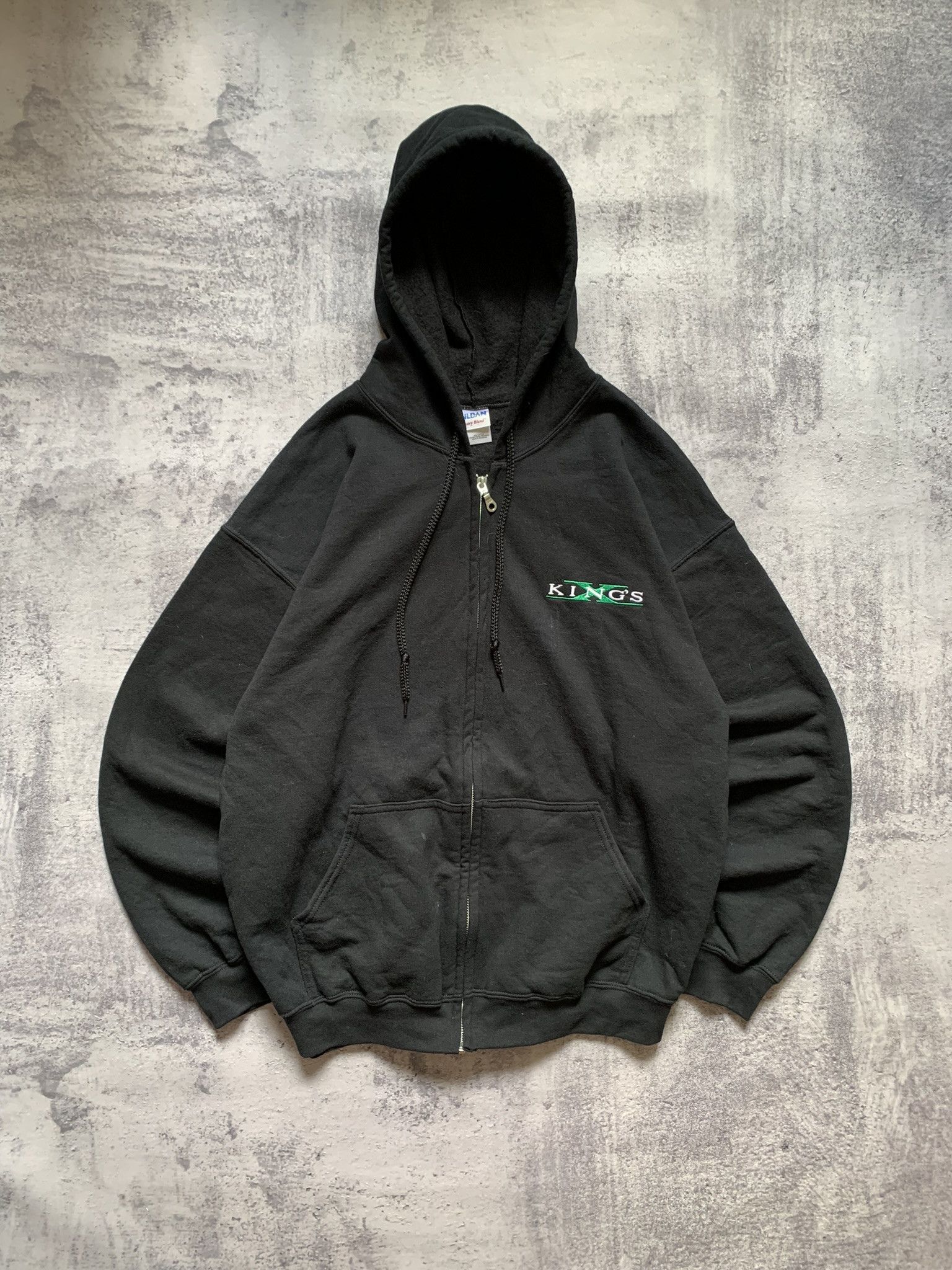 Band Tees King's X Zip Hoodie Rock Band Merch Size L Size US L / EU 52-54 / 3 - 2 Thumbnail