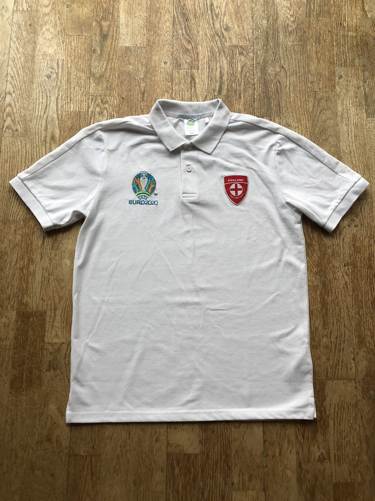 UEFA ENGLAND UEFA EURO 2020 FOOTBALL SOCCER POLO SHIRT Size US M / EU 48-50 / 2 - 1 Thumbnail