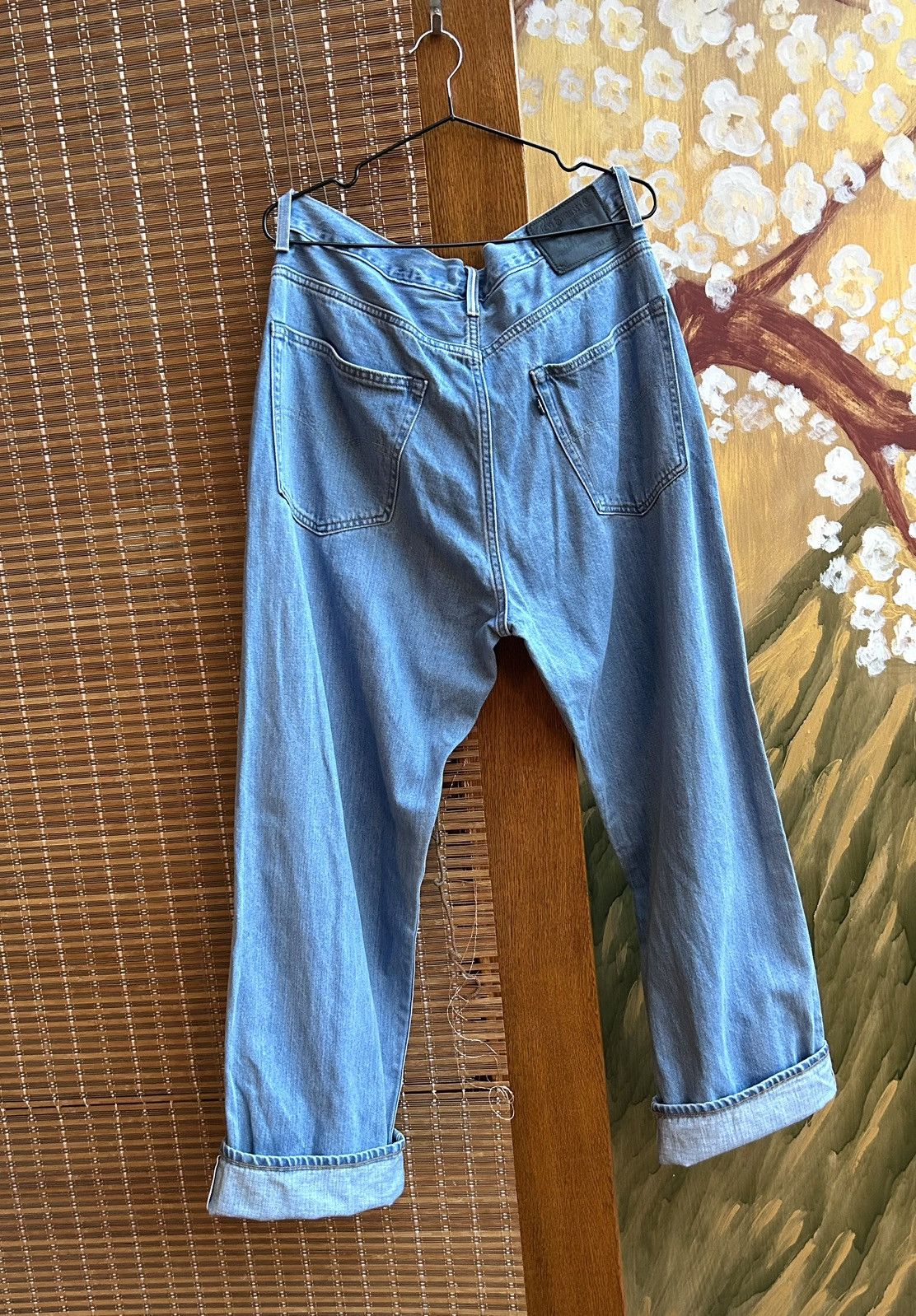 Levi's Levis Marker Loose Baggy Fit Japanese Selvedge Denim Jeans Size US 32 / EU 48 - 5 Thumbnail