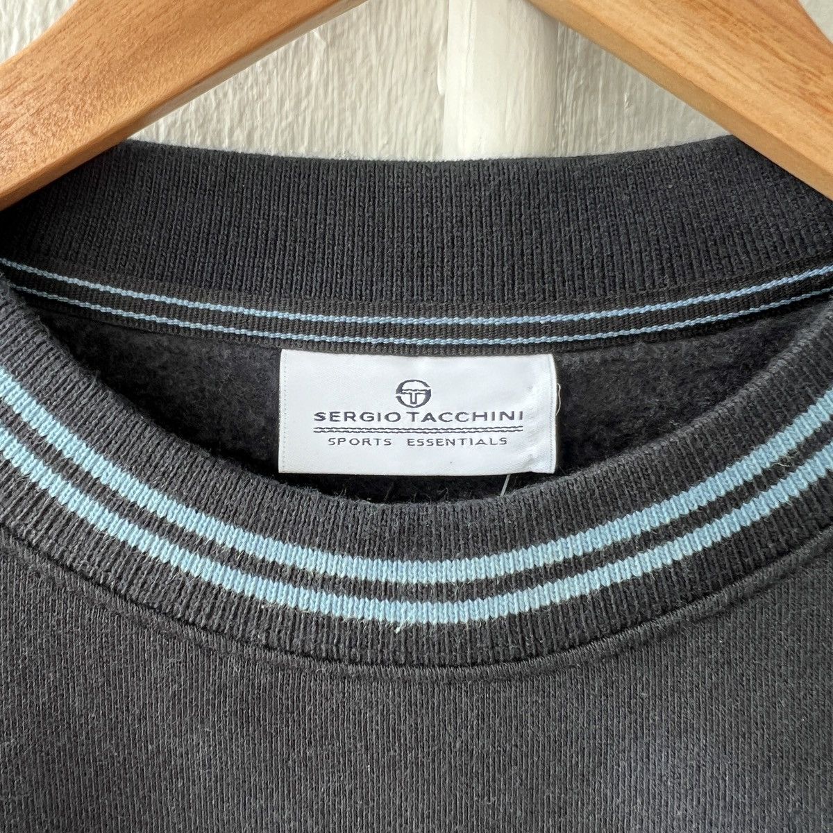 Sergio Tacchini × Vintage Vintage Sergio Tacchini Embroidered Sweatshirt Size US XL / EU 56 / 4 - 3 Thumbnail