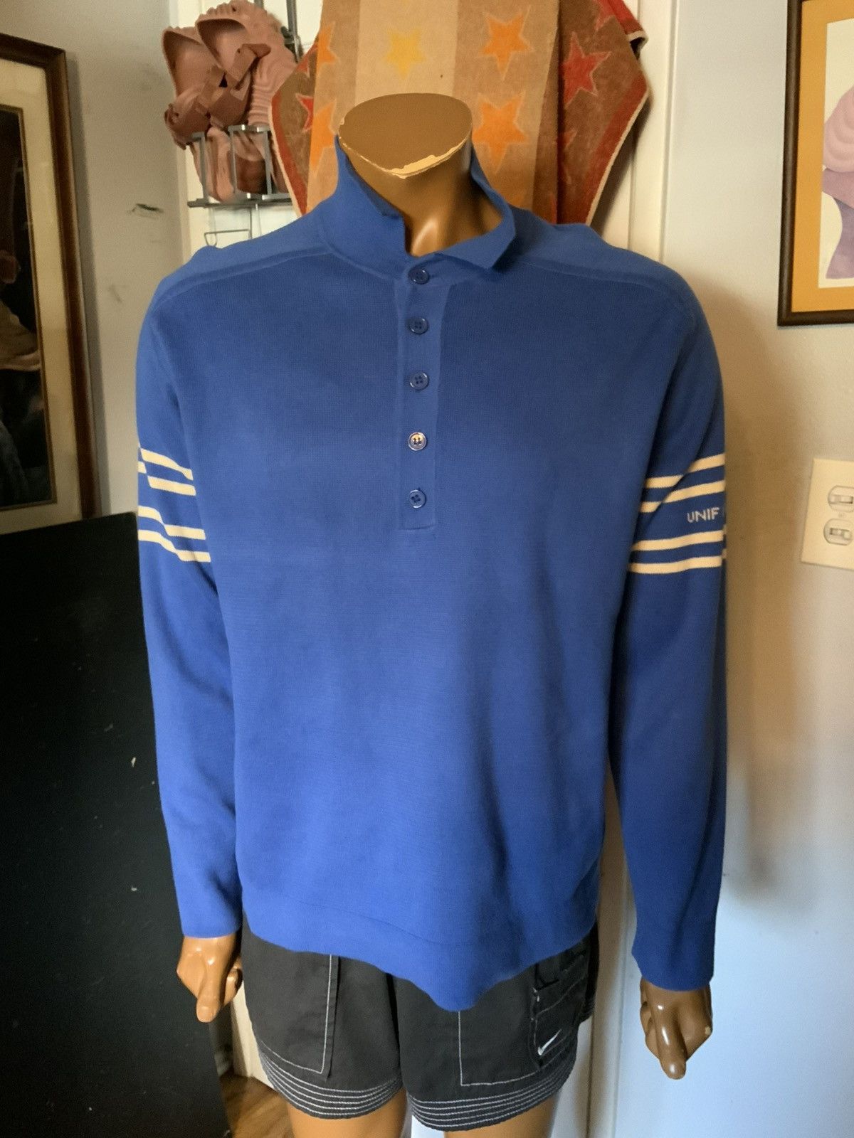 UNIF NWOT UNIF Everyday Bliss Fitz Knit Rugby Pullover Sweater Size US M / EU 48-50 / 2 - 9 Thumbnail